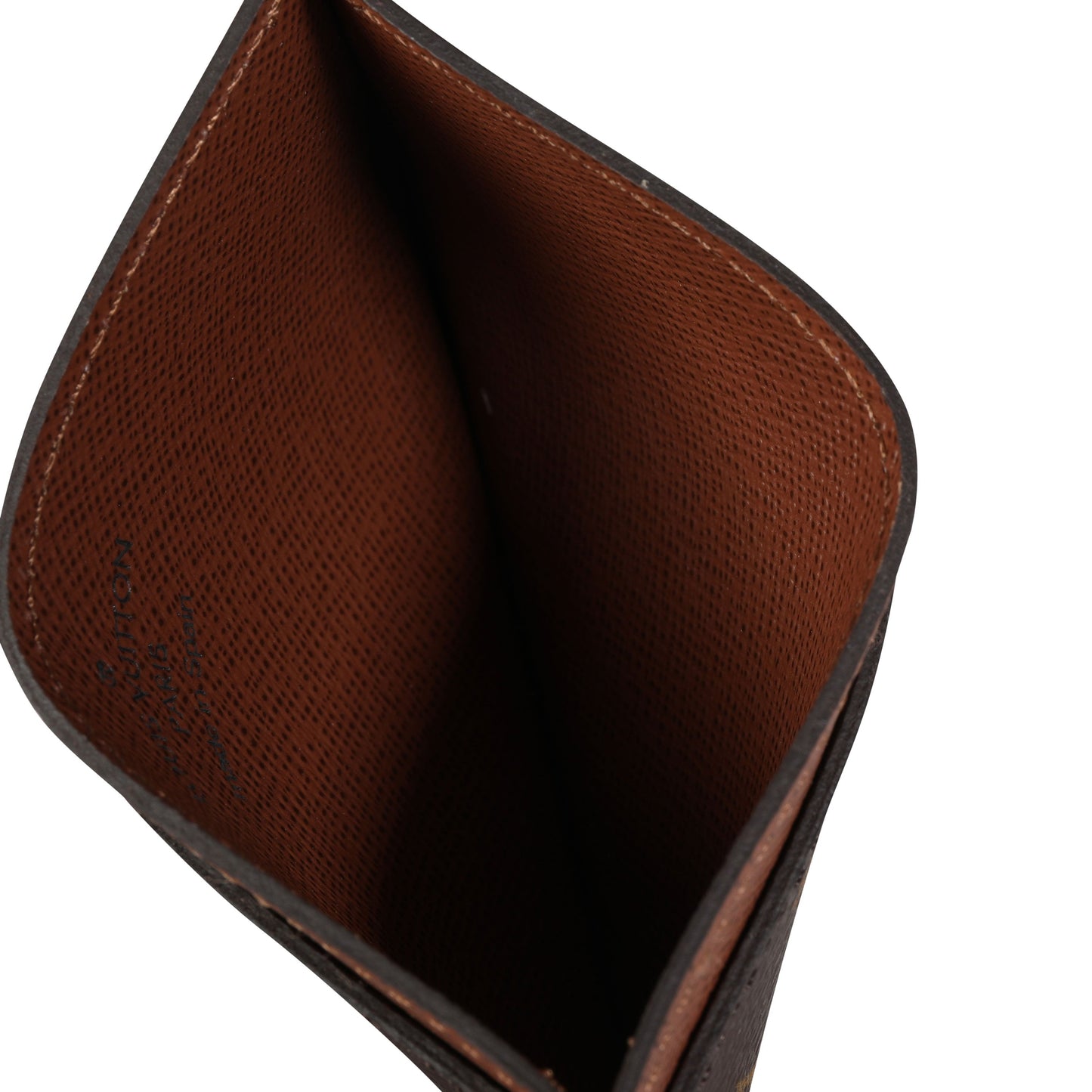 Louis Vuitton Louis Vuitton Armagnac Leather & Monogram Canvas Card Holder