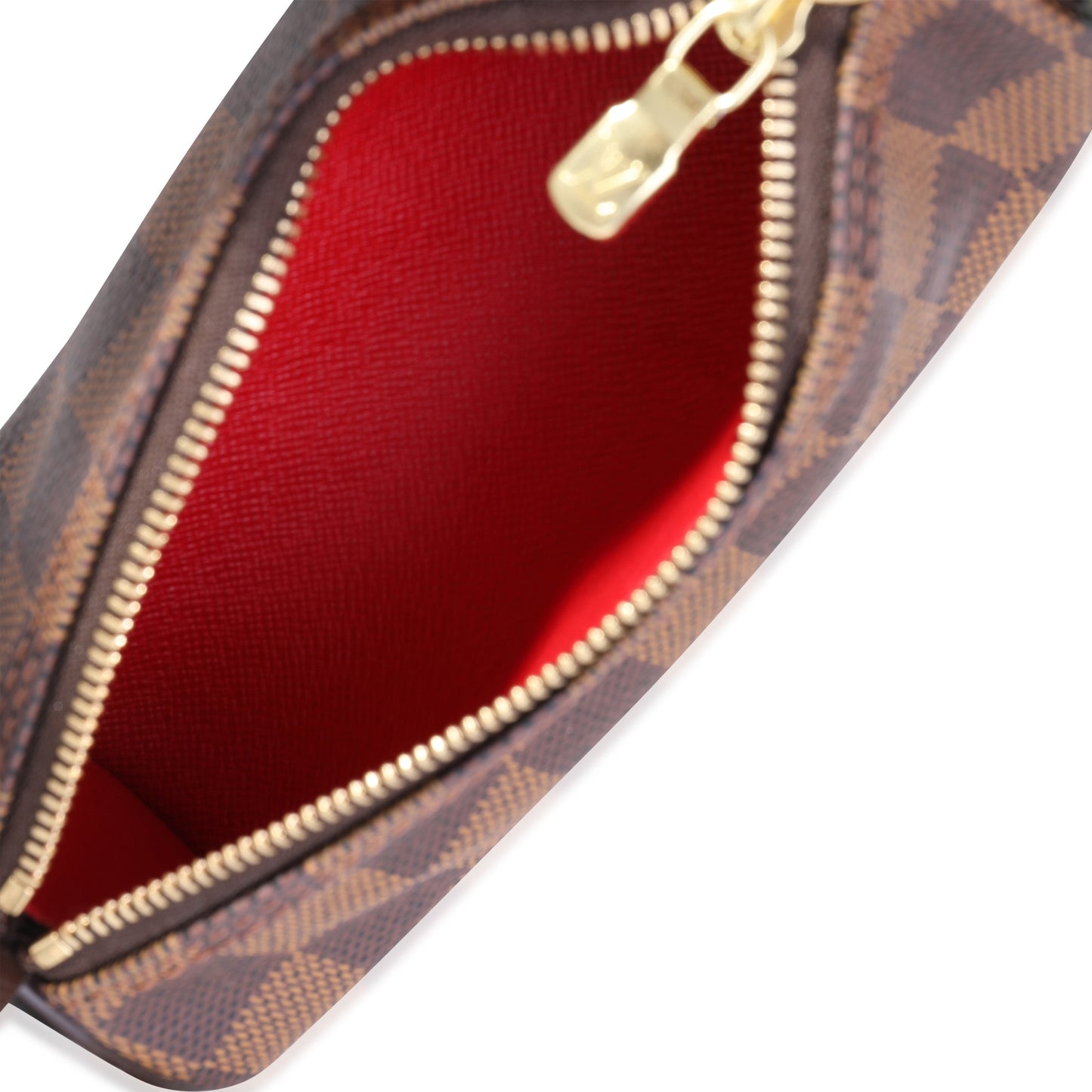 Louis Vuitton Louis Vuitton Damier Ebene Canvas Mini Papillon Pochette