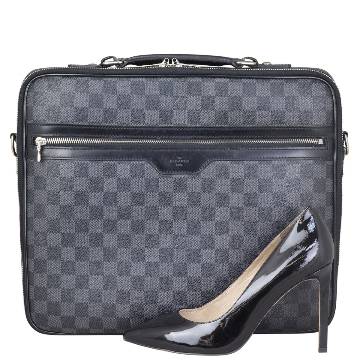 Louis Vuitton Steeve Laptop Bag Damier Graphite