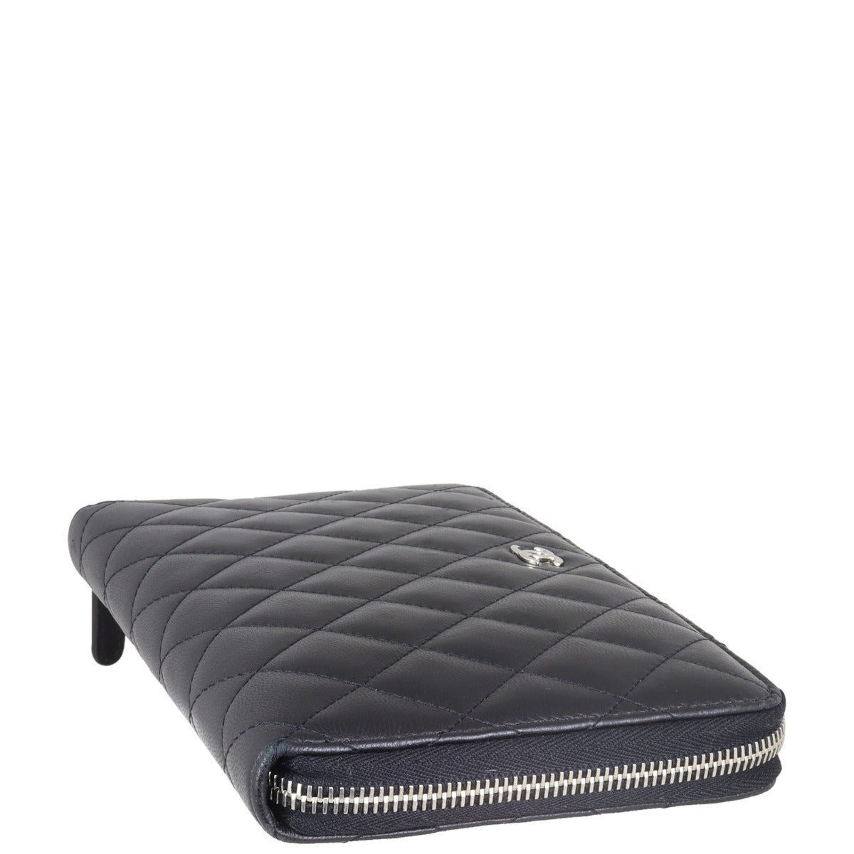 Chanel Classic CC Zip Around Organiser Wallet | Black