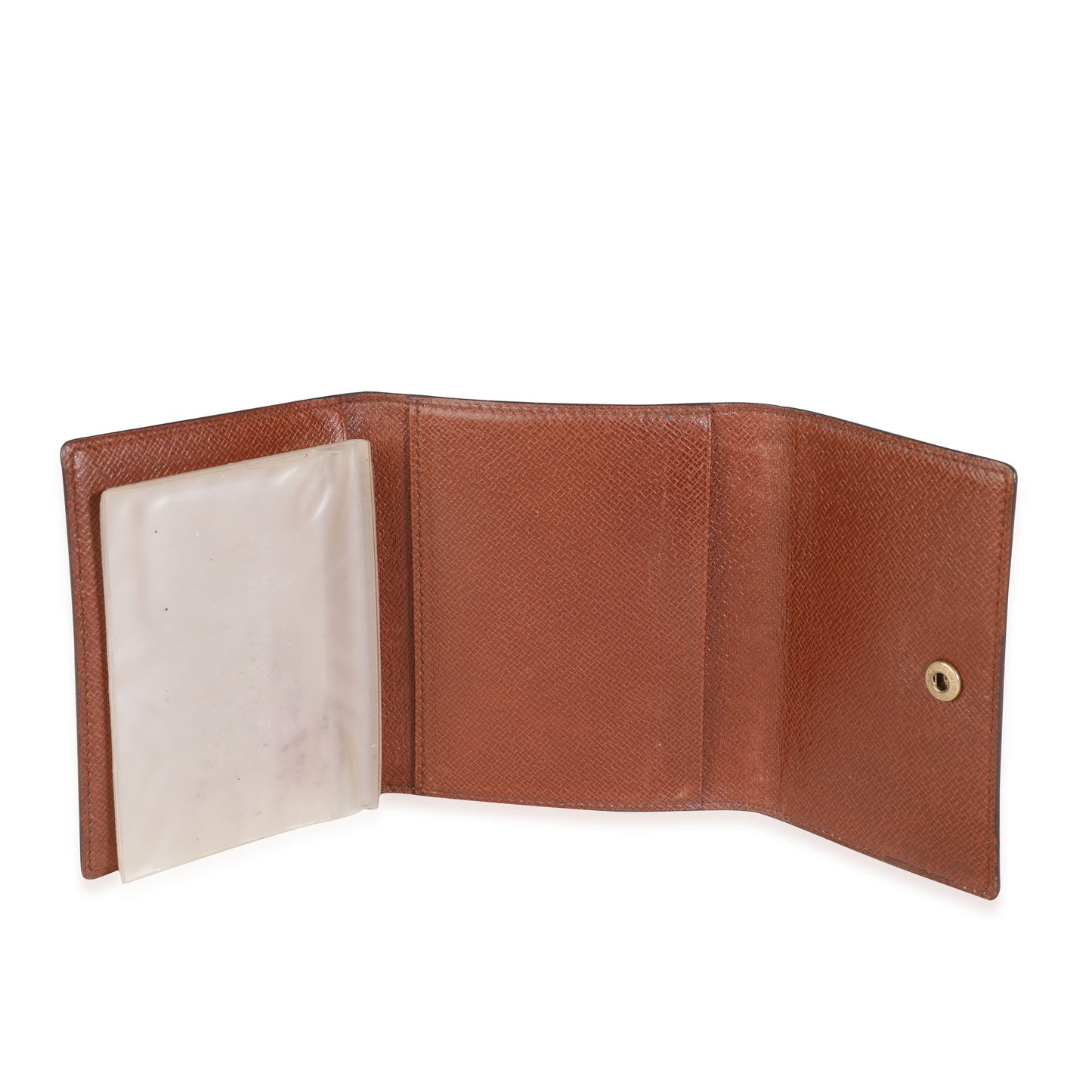 Louis Vuitton Louis Vuitton Vintage Monogram Canvas Trifold Business Card Holder