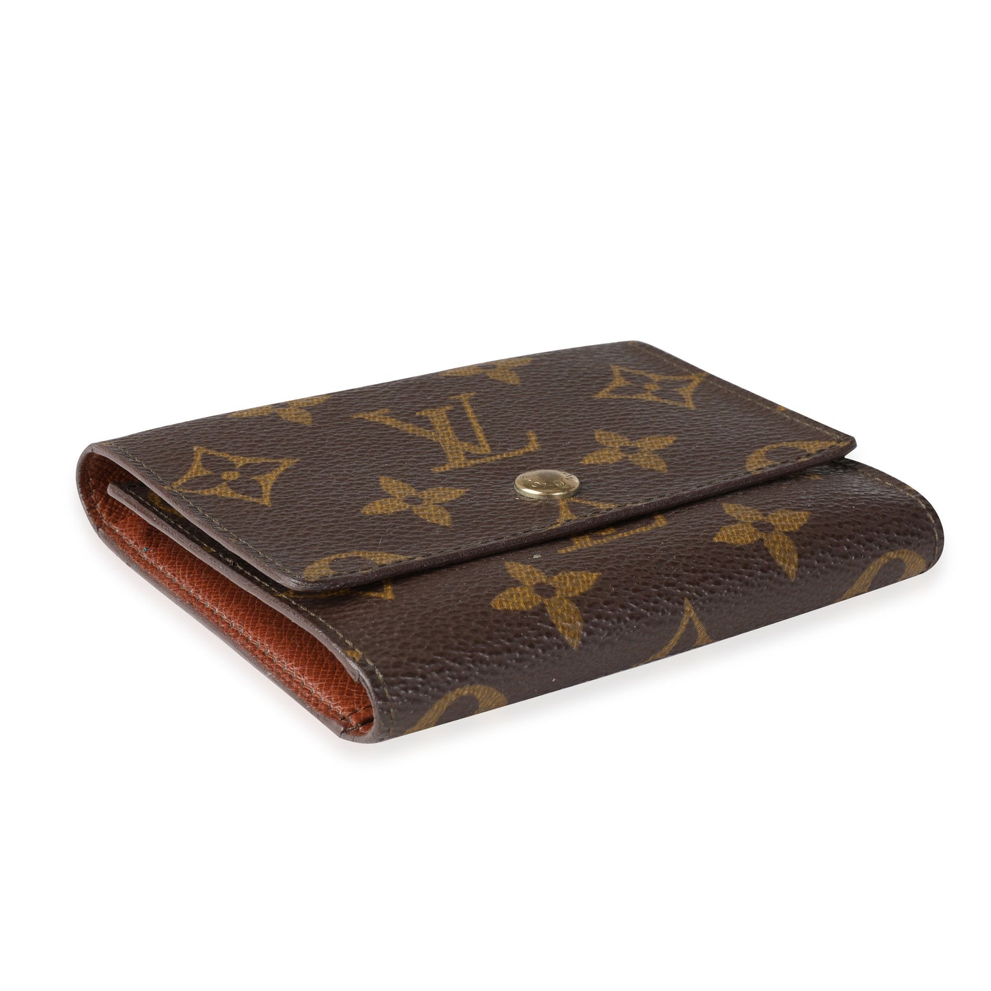 Louis Vuitton Louis Vuitton Vintage Monogram Canvas Trifold Business Card Holder