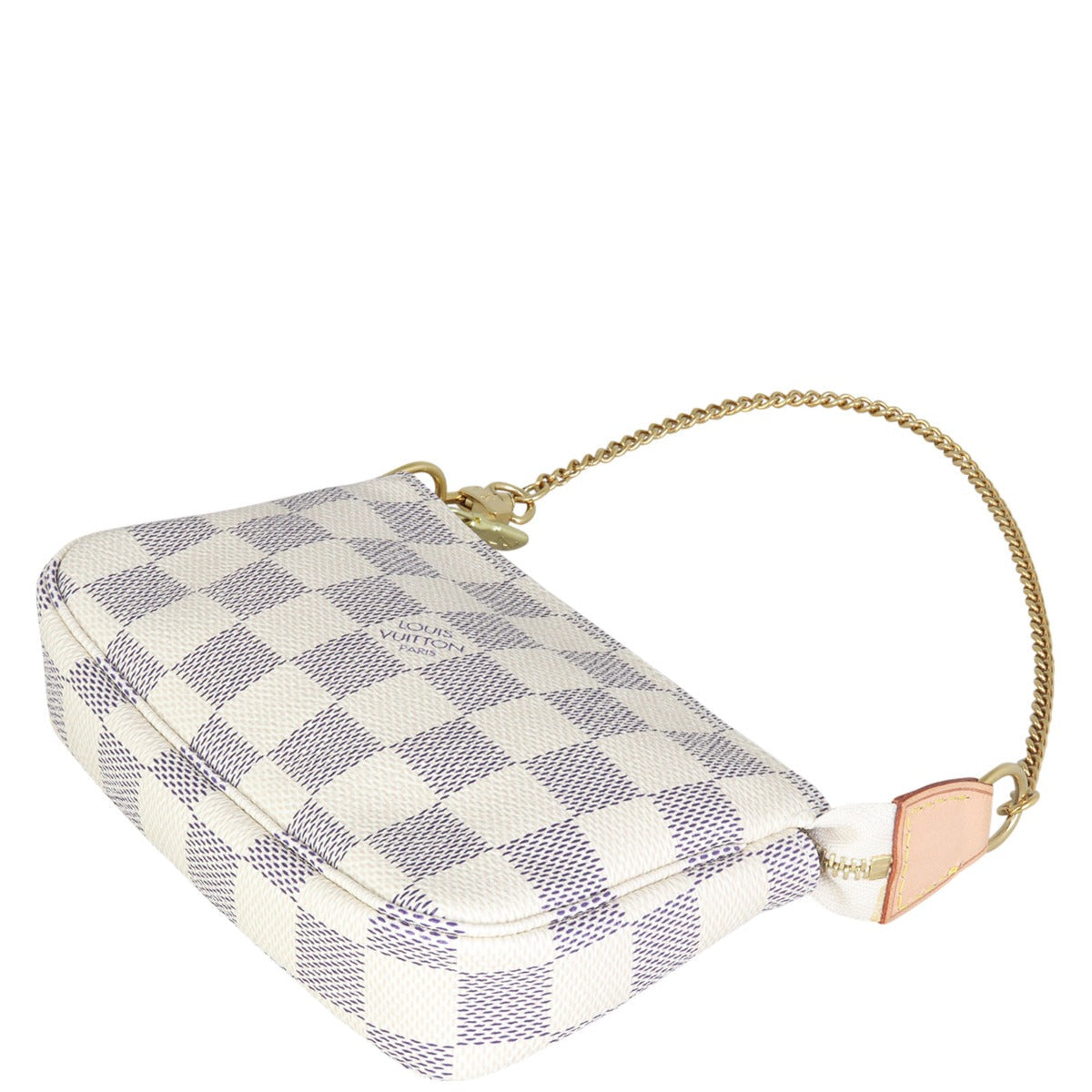 Louis Vuitton Mini Pochette Accessories Damier Azur