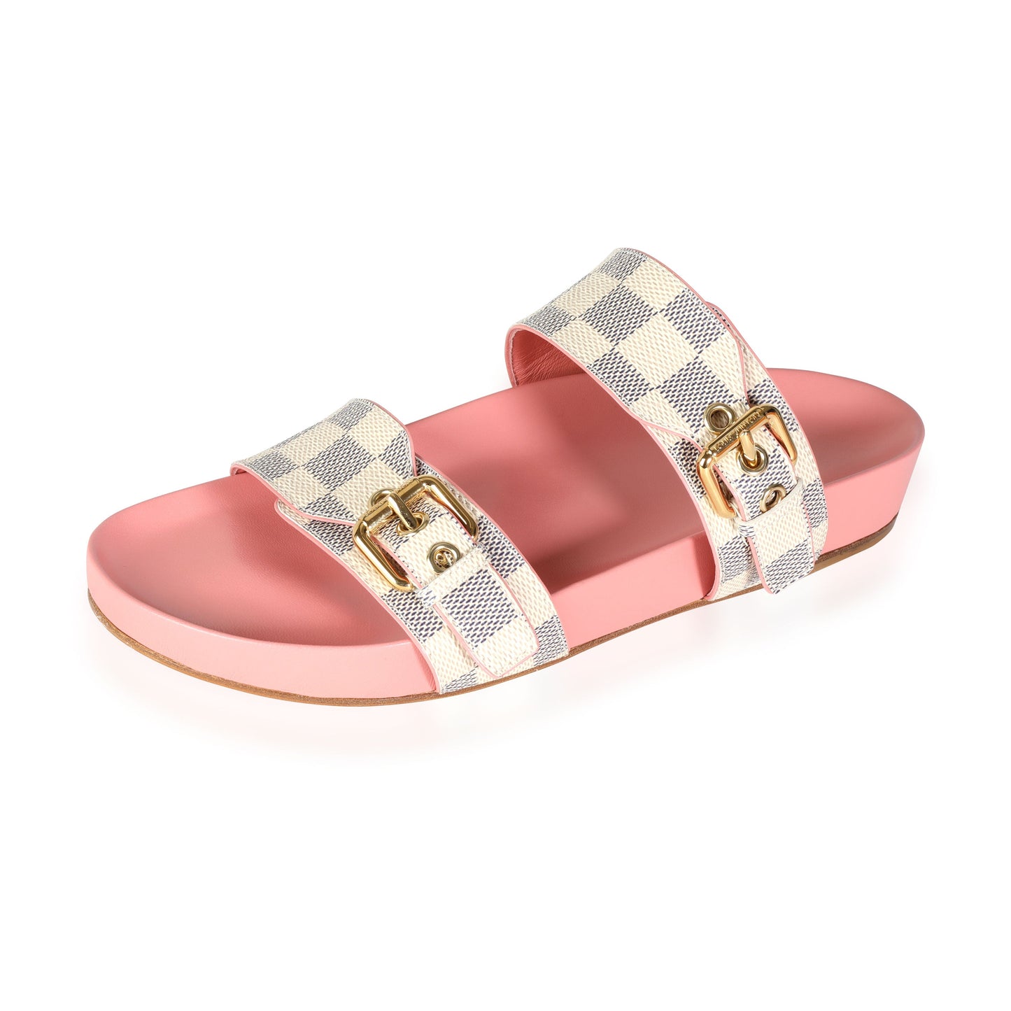 Louis Vuitton Louis Vuitton Damier Azur Bom Dia Flat Mule (US Size 9)