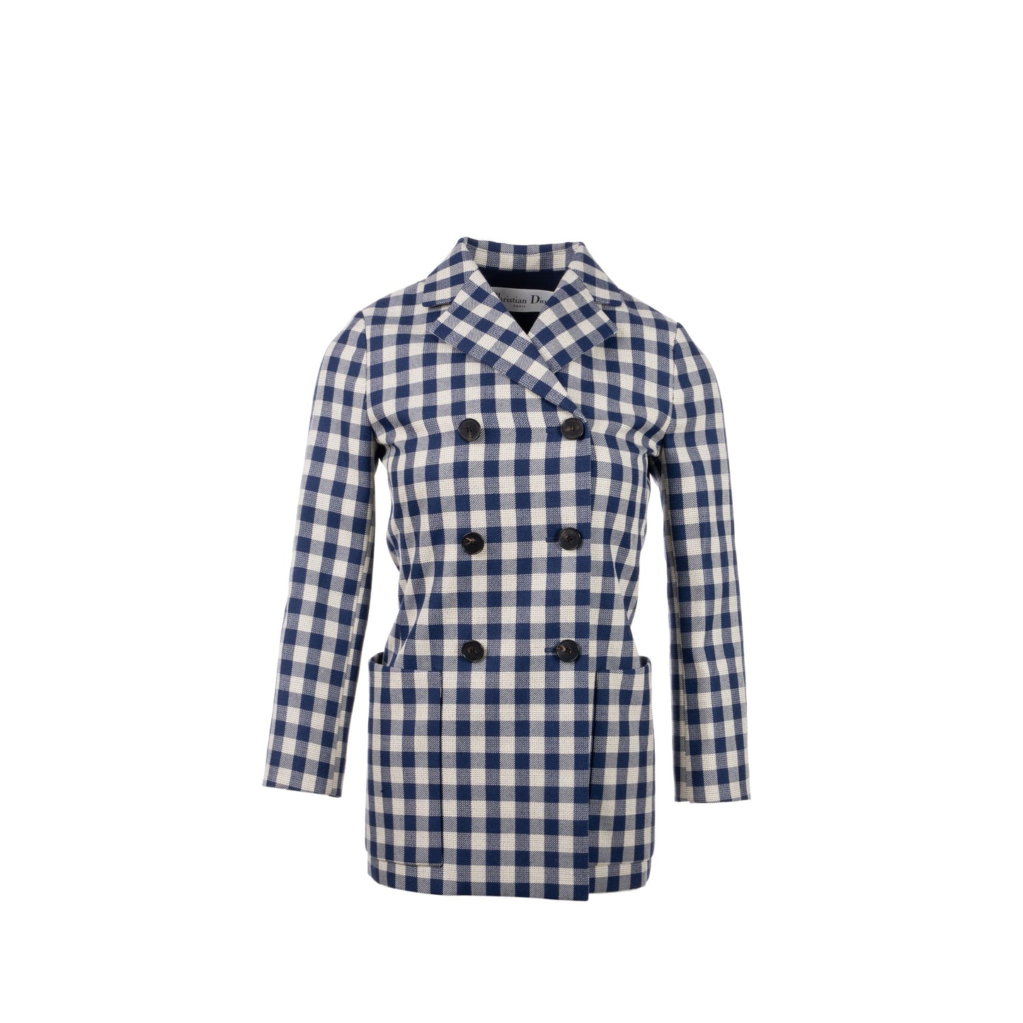 Dior size 34 Laine jacket blue/white/multicolour