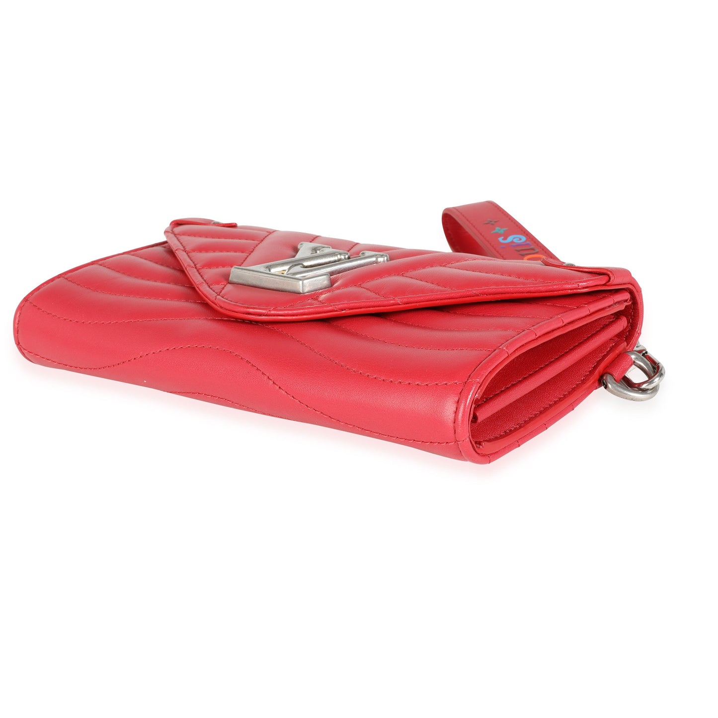 Louis Vuitton Louis Vuitton Red Quilted Cowhide New Wave Wristlet Wallet