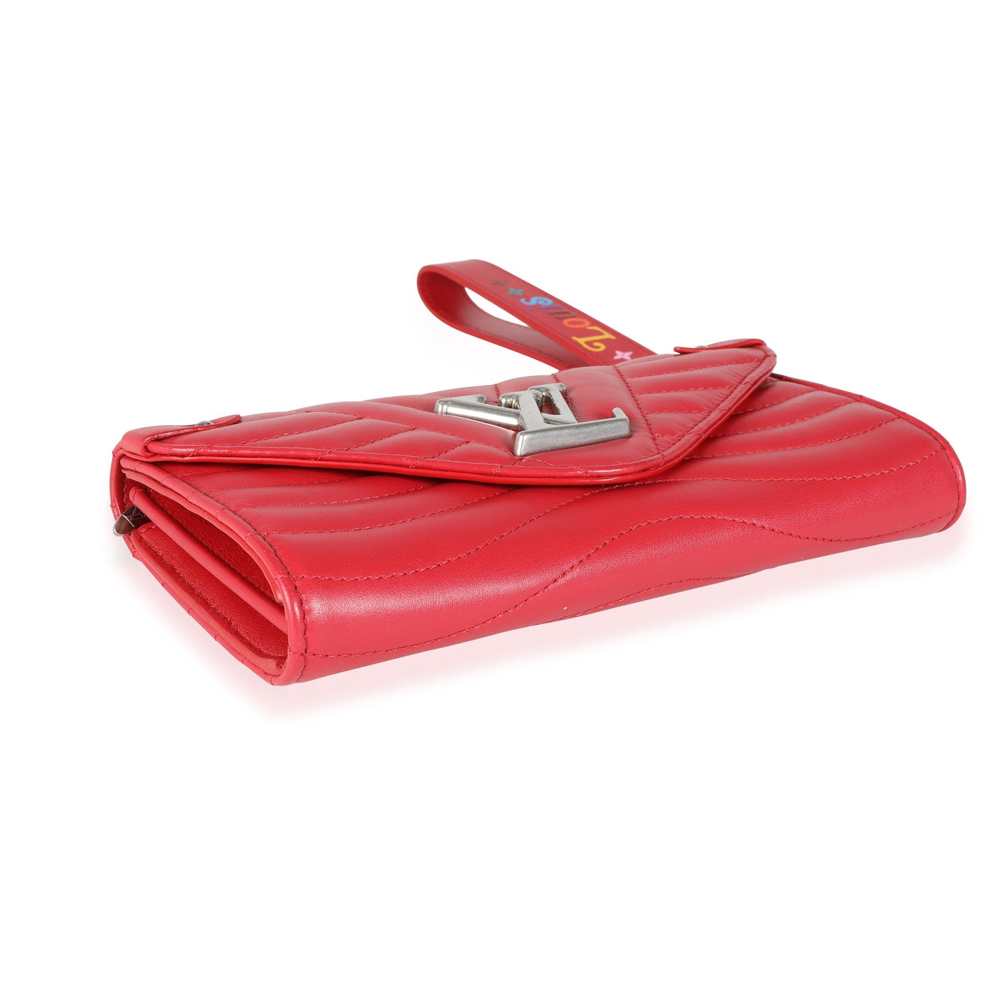 Louis Vuitton Louis Vuitton Red Quilted Cowhide New Wave Wristlet Wallet