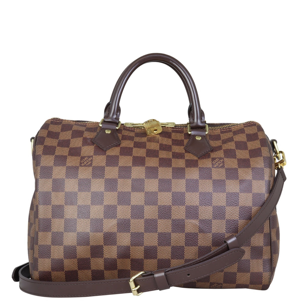 Louis Vuitton Speedy 30 Bandouliere Damier Ebene
