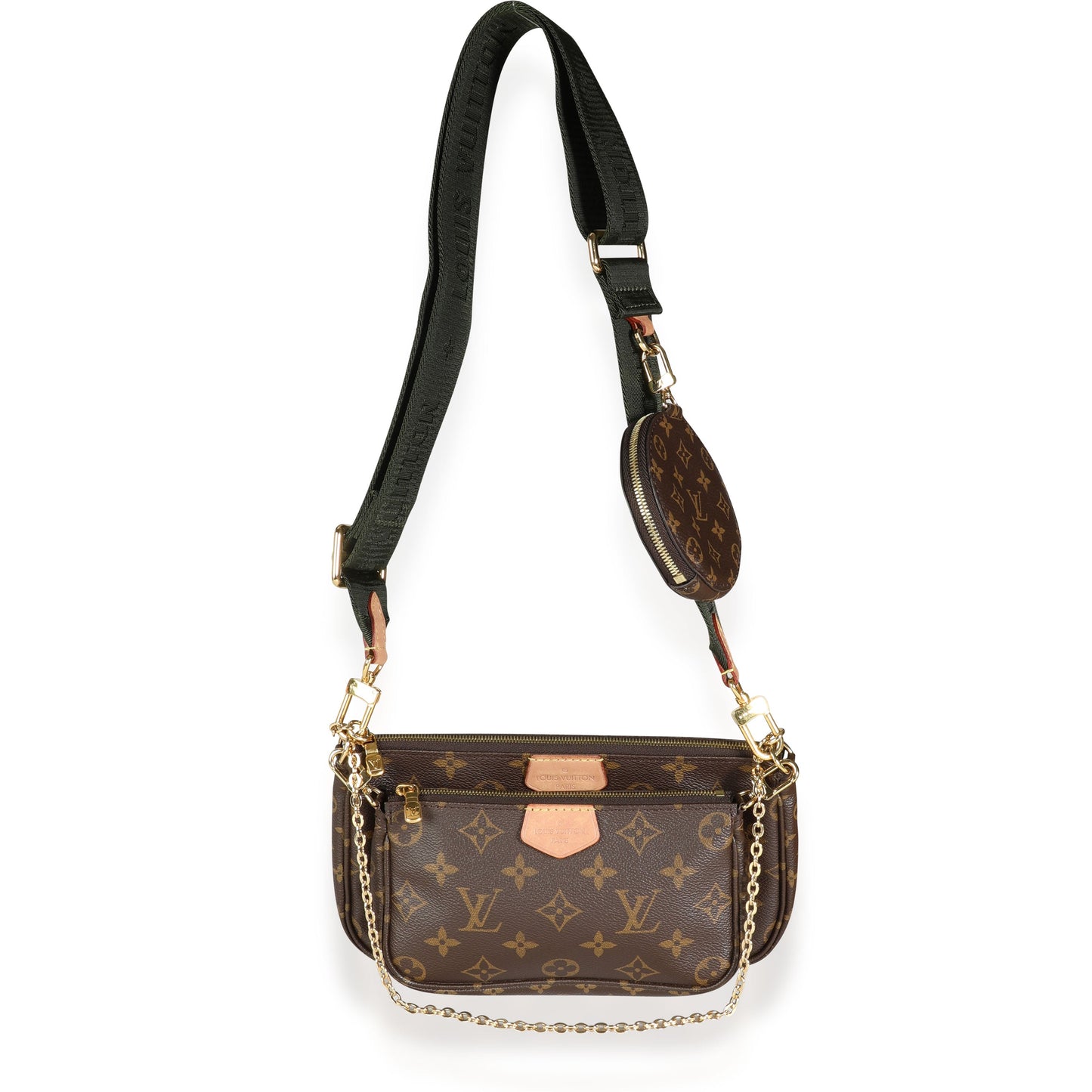 Louis Vuitton Louis Vuitton Monogram Canvas & Khaki Multi-Pochette Accessoires