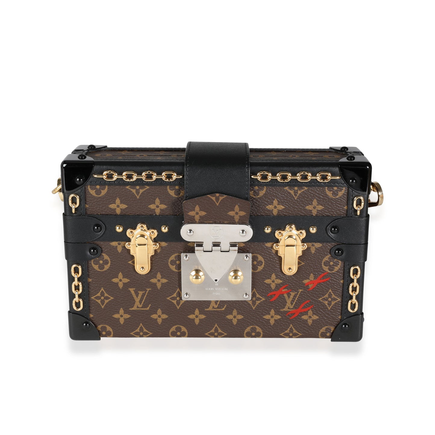 Louis Vuitton Louis Vuitton Monogram Canvas Chain Detail Petite Malle