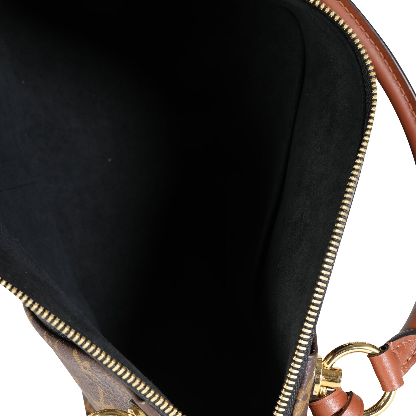 Louis Vuitton Louis Vuitton Monogram Canvas & Black Leather V Tote MM