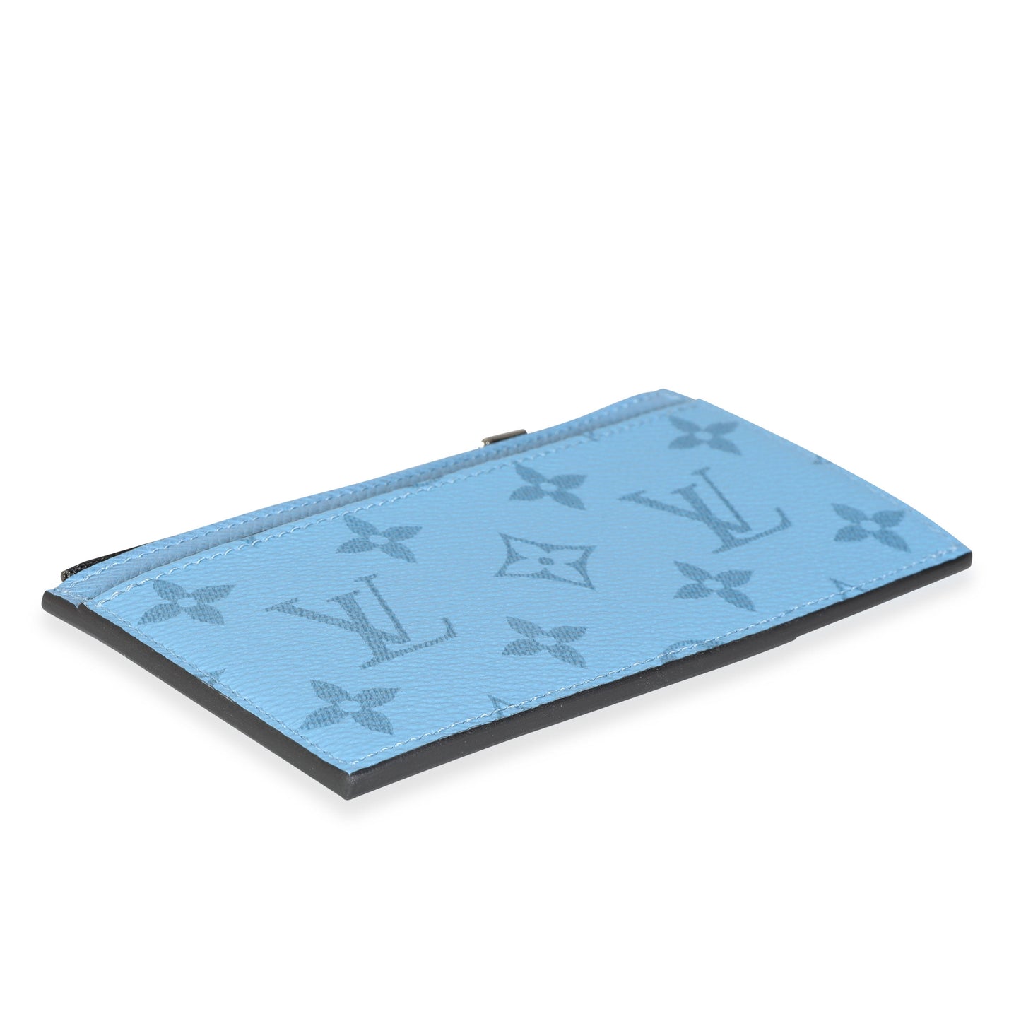 Louis Vuitton Louis Vuitton Denim Blue Taigarama Coin Card Holder
