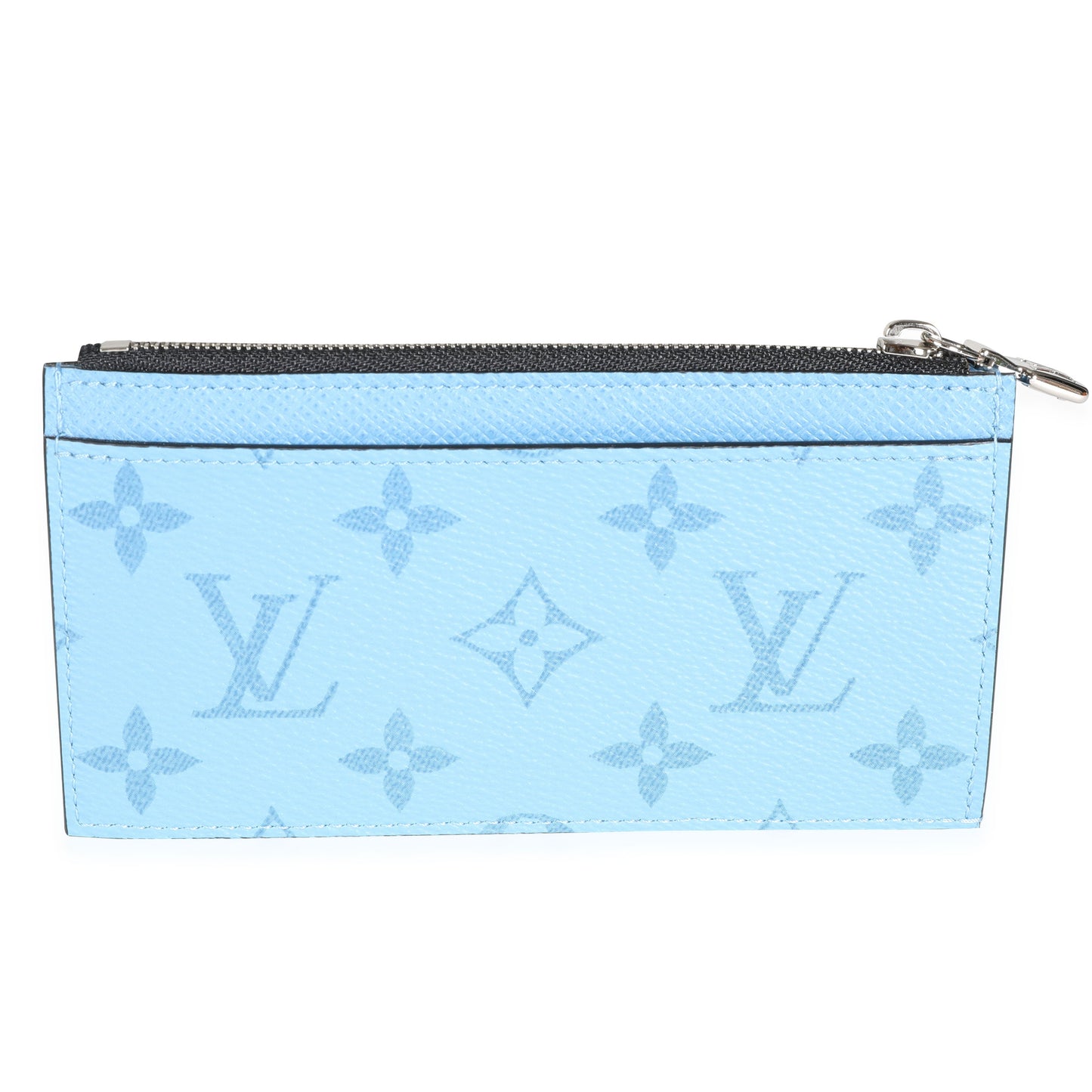 Louis Vuitton Louis Vuitton Denim Blue Taigarama Coin Card Holder