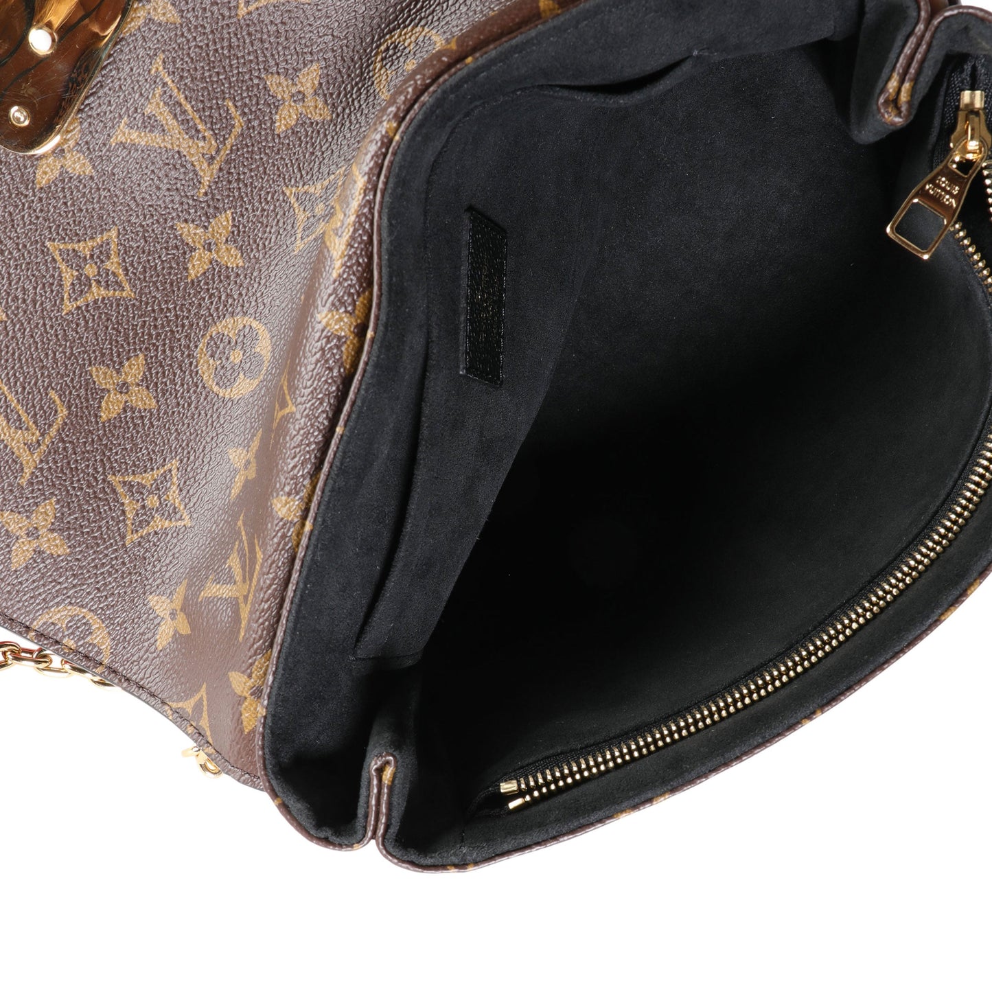 Louis Vuitton Louis Vuitton Monogram Canvas & Black Grained Leather Saint-Placide