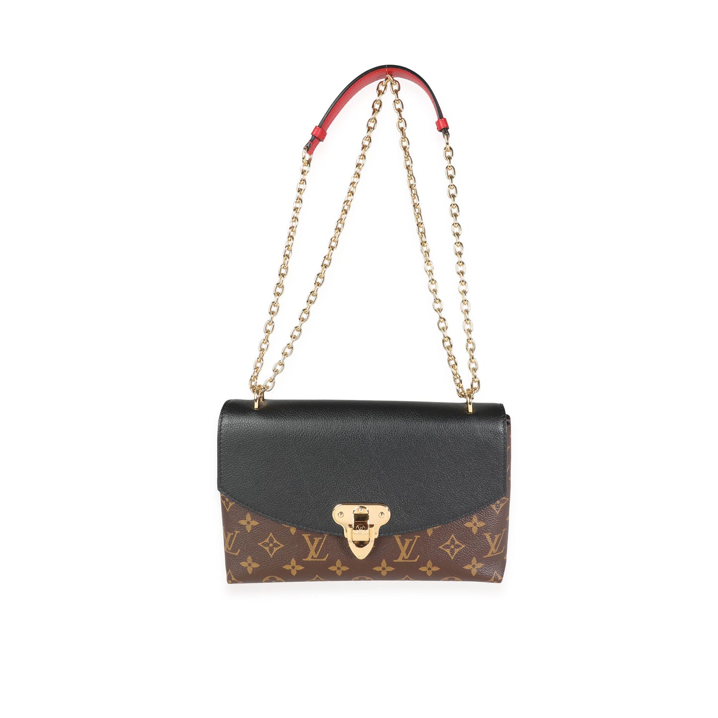 Louis Vuitton Louis Vuitton Monogram Canvas & Black Grained Leather Saint-Placide