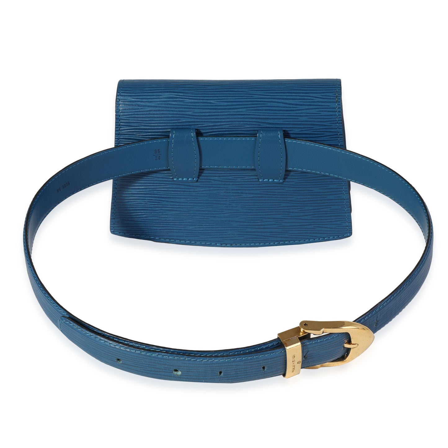 Louis Vuitton Louis Vuitton Vintage Toledo Blue Epi Leather Tilsit Belt Bag