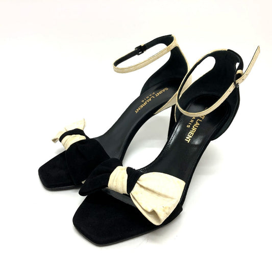 SAINT LAURENT PARIS pumps 521499 leather black By color 36