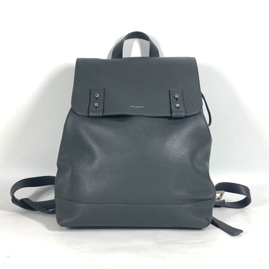 SAINT LAURENT PARIS Backpack 480585 leather gray Sac de Jules mens