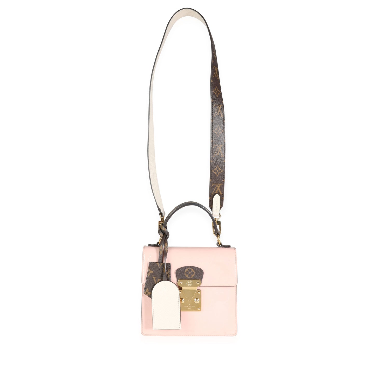 Louis Vuitton Louis Vuitton Rose Ballerine Vernis, Monogram Canvas & Ivory Epi Spring Street