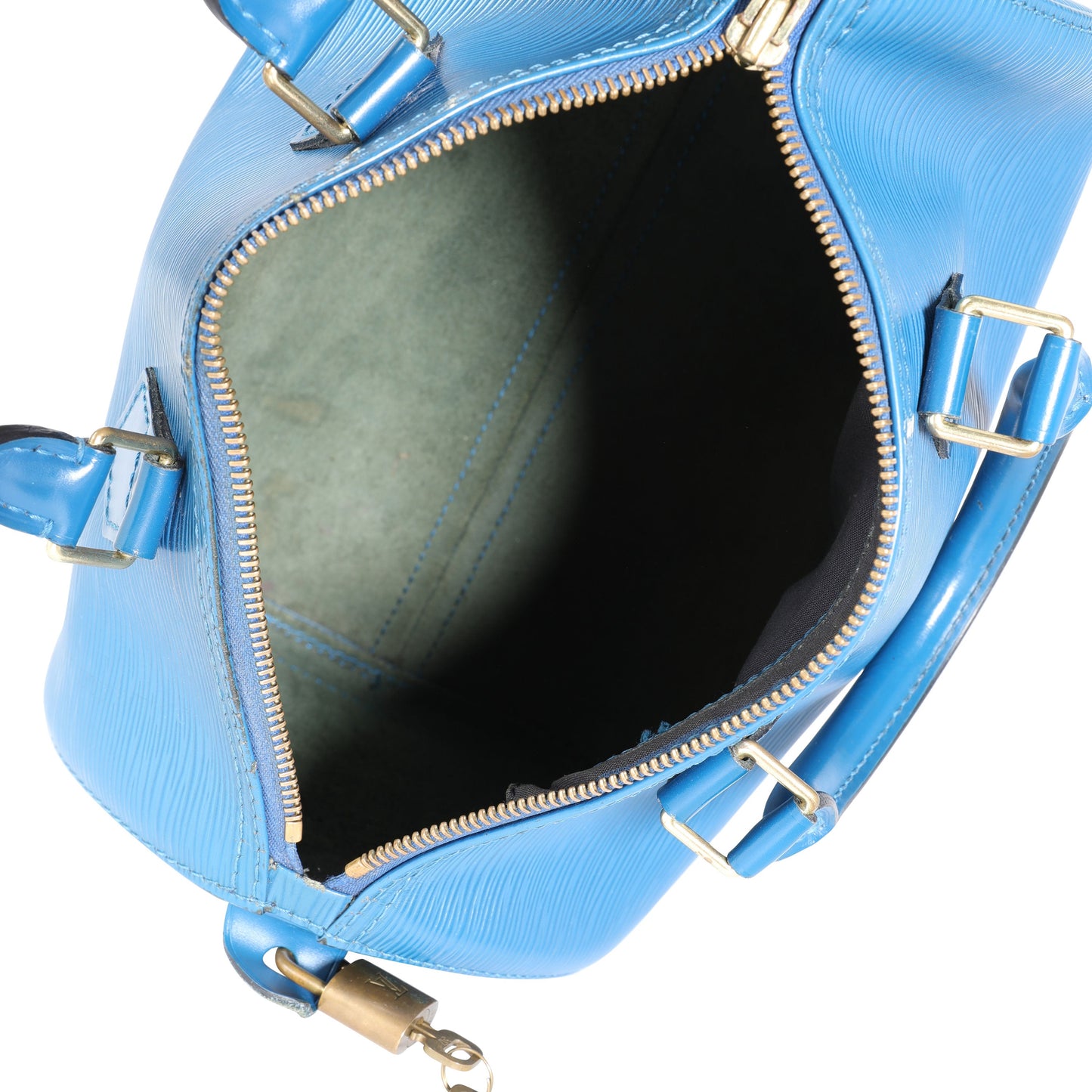 Louis Vuitton Louis Vuitton Vintage Toledo Blue Epi Leather Speedy 25