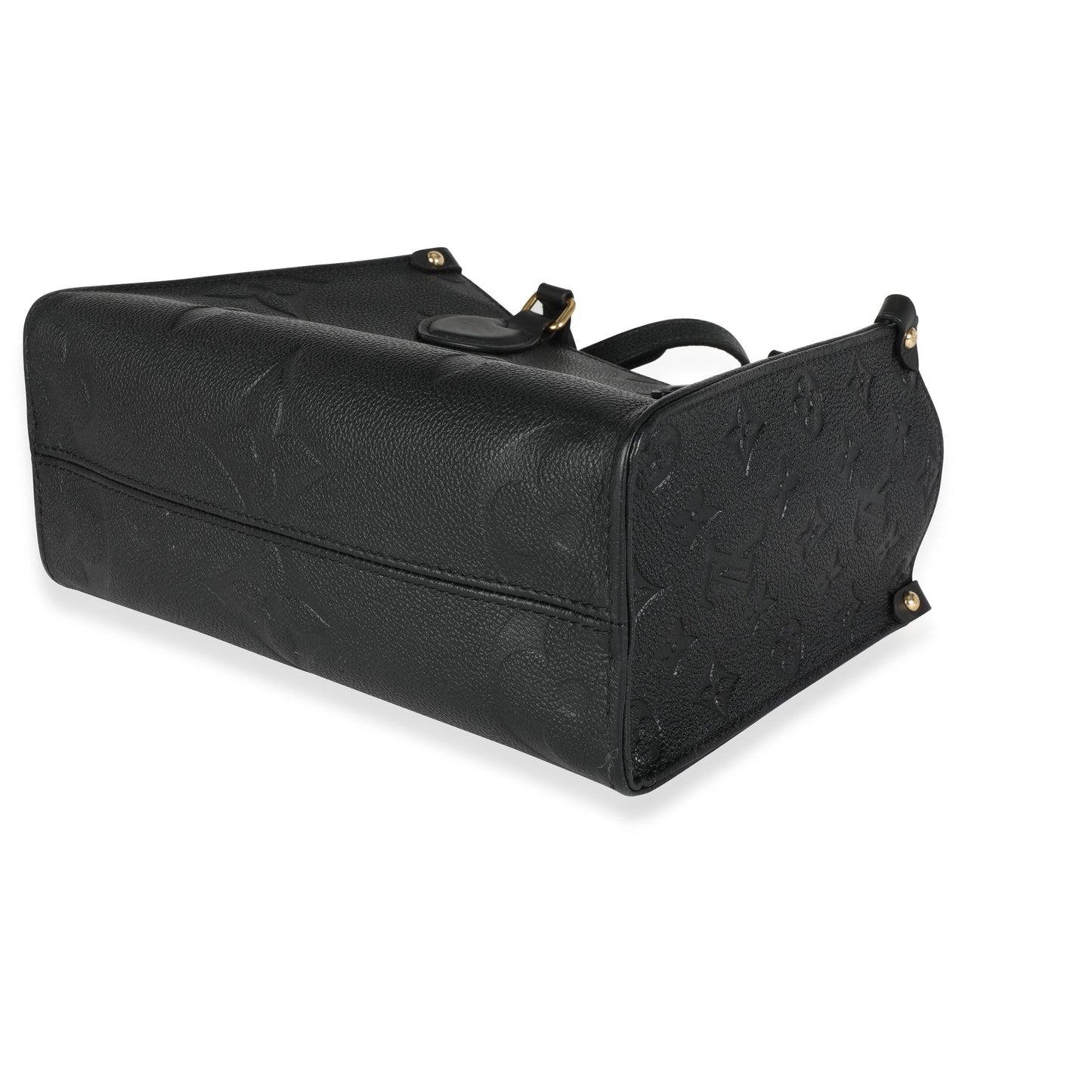 Louis Vuitton Louis Vuitton Black Giant Monogram Empreinte Leather Onthego PM