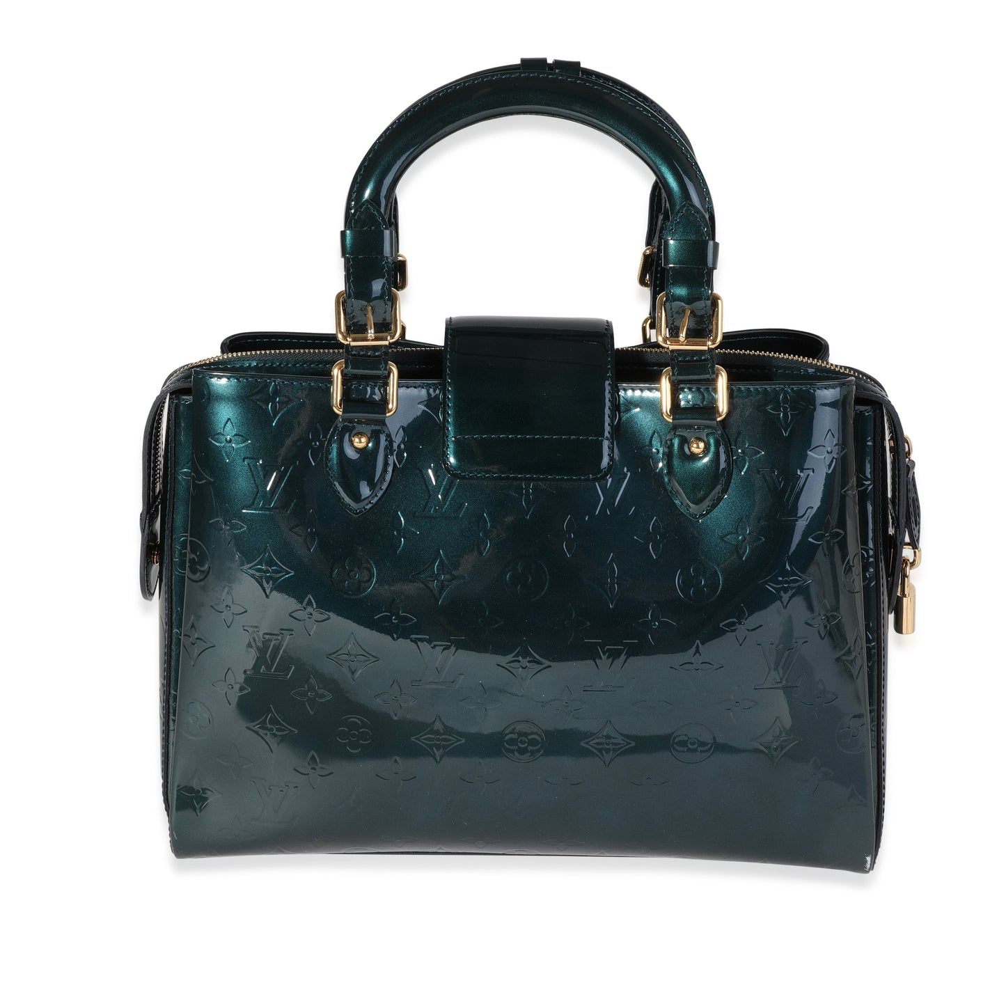 Louis Vuitton Louis Vuitton Bleu Nuit Monogram Vernis Melrose Avenue
