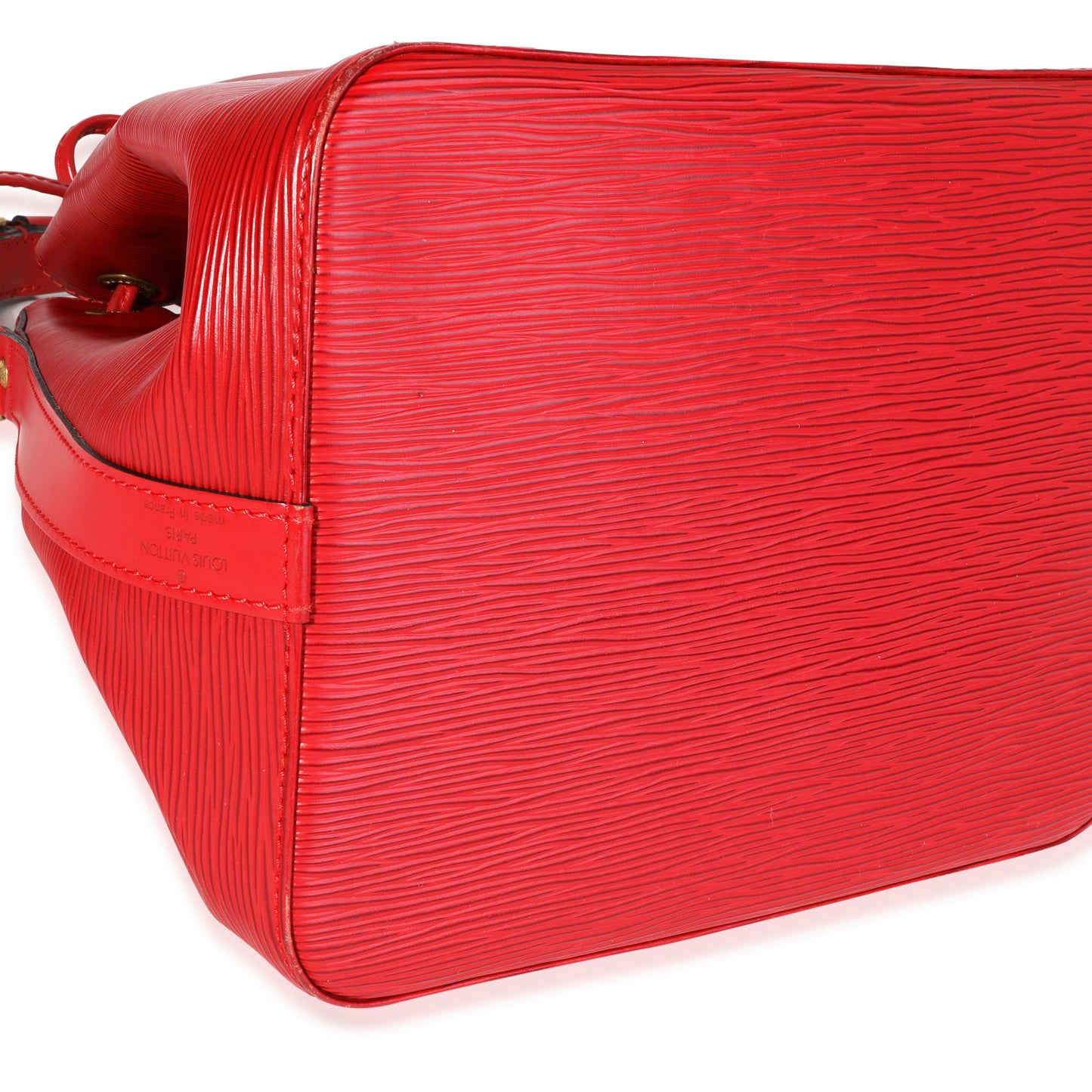 Louis Vuitton Louis Vuitton Red Epi Leather Petit Noé Bag