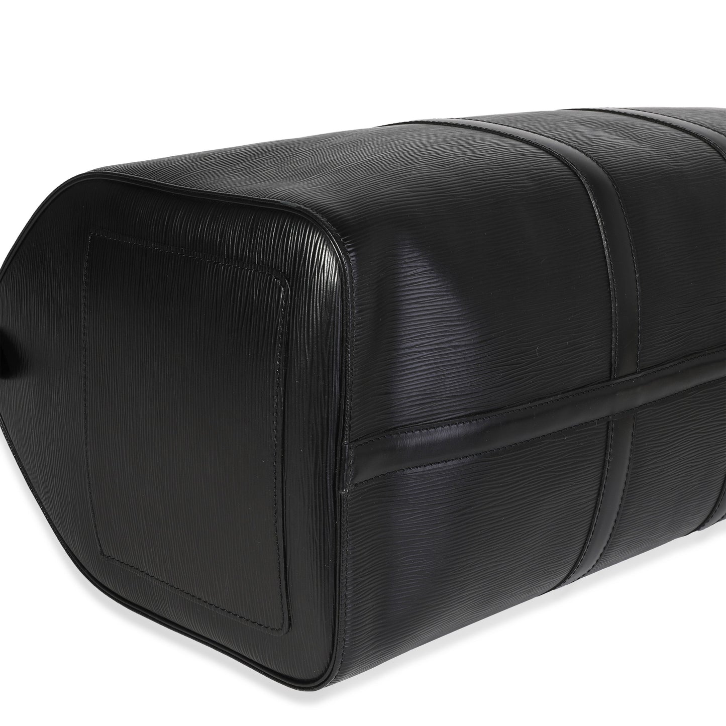 Louis Vuitton Black Epi Leather Keepall 50