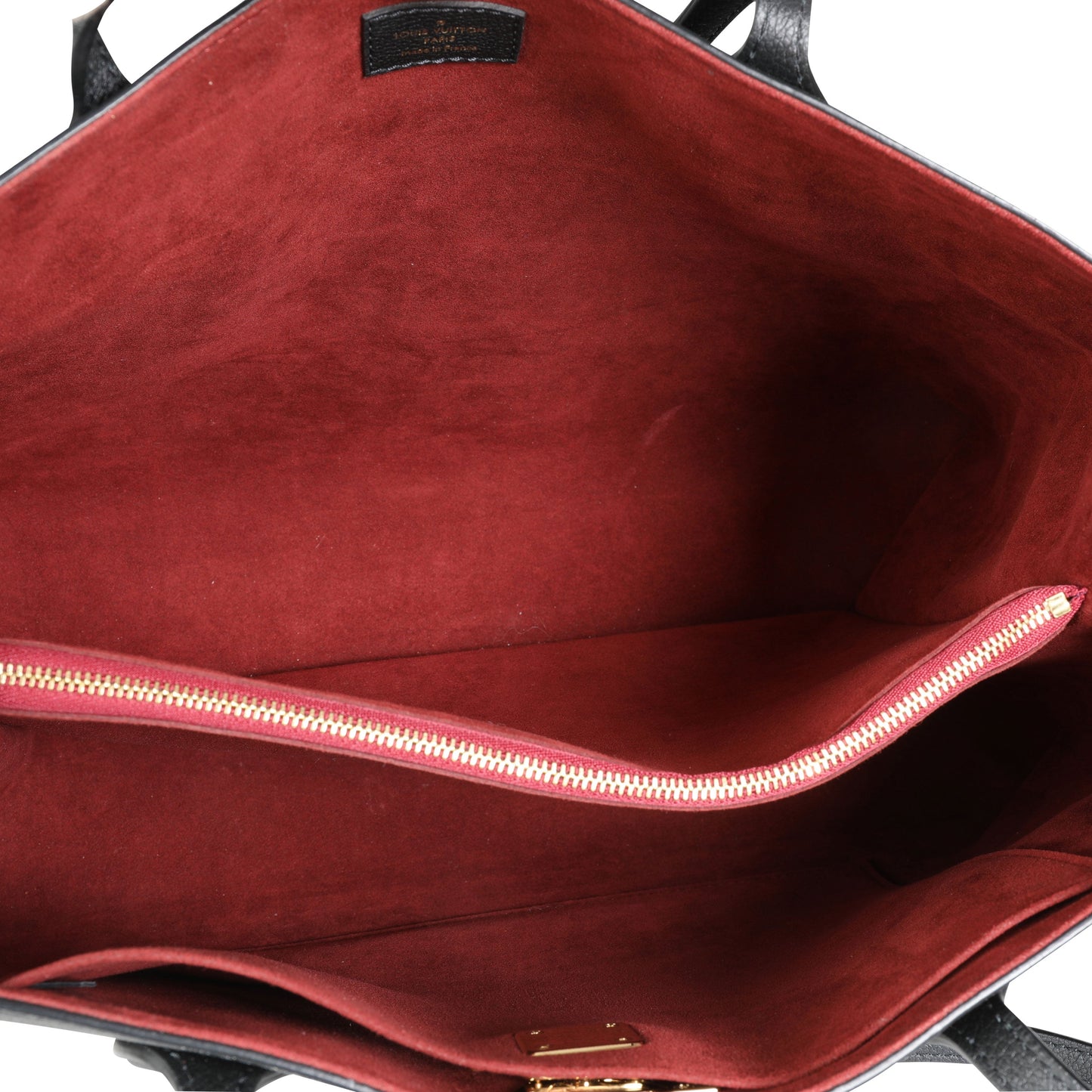 Louis Vuitton Louis Vuitton Black Grained Calf Leather Lockme Shopper