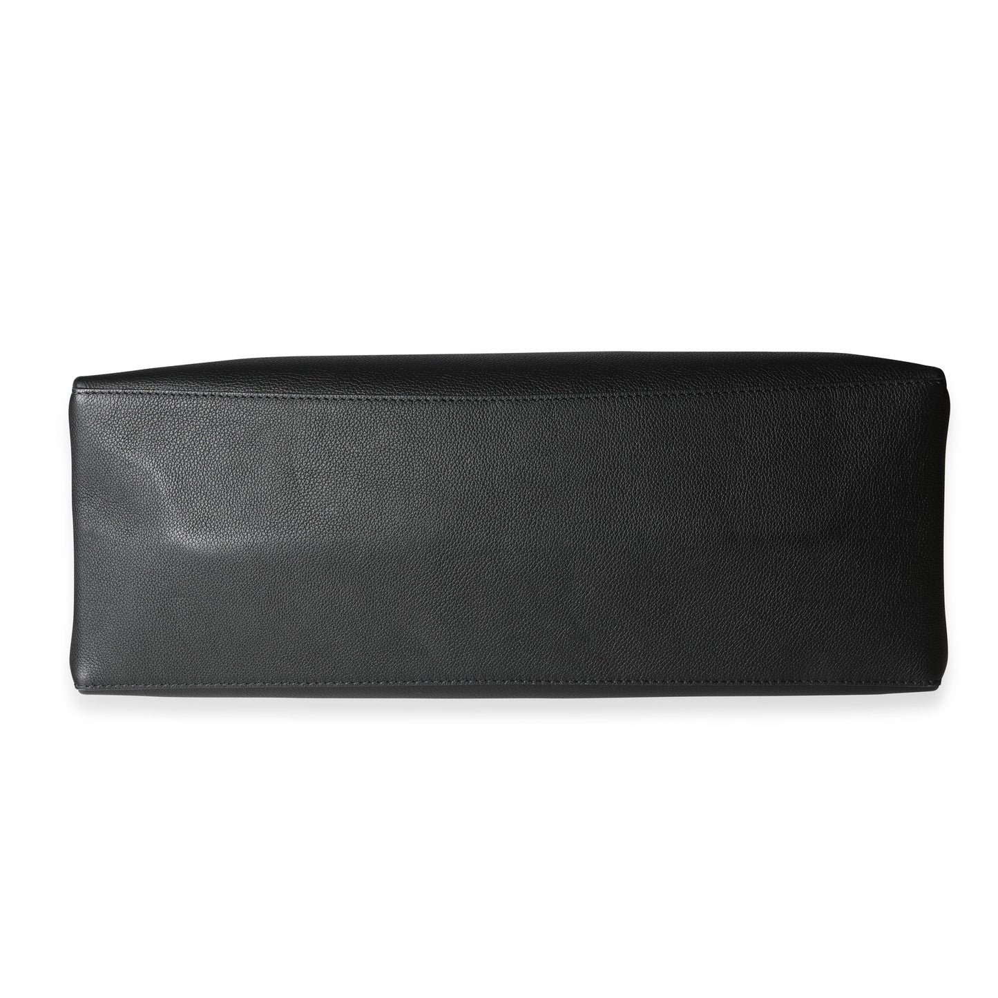 Louis Vuitton Louis Vuitton Black Grained Calf Leather Lockme Shopper