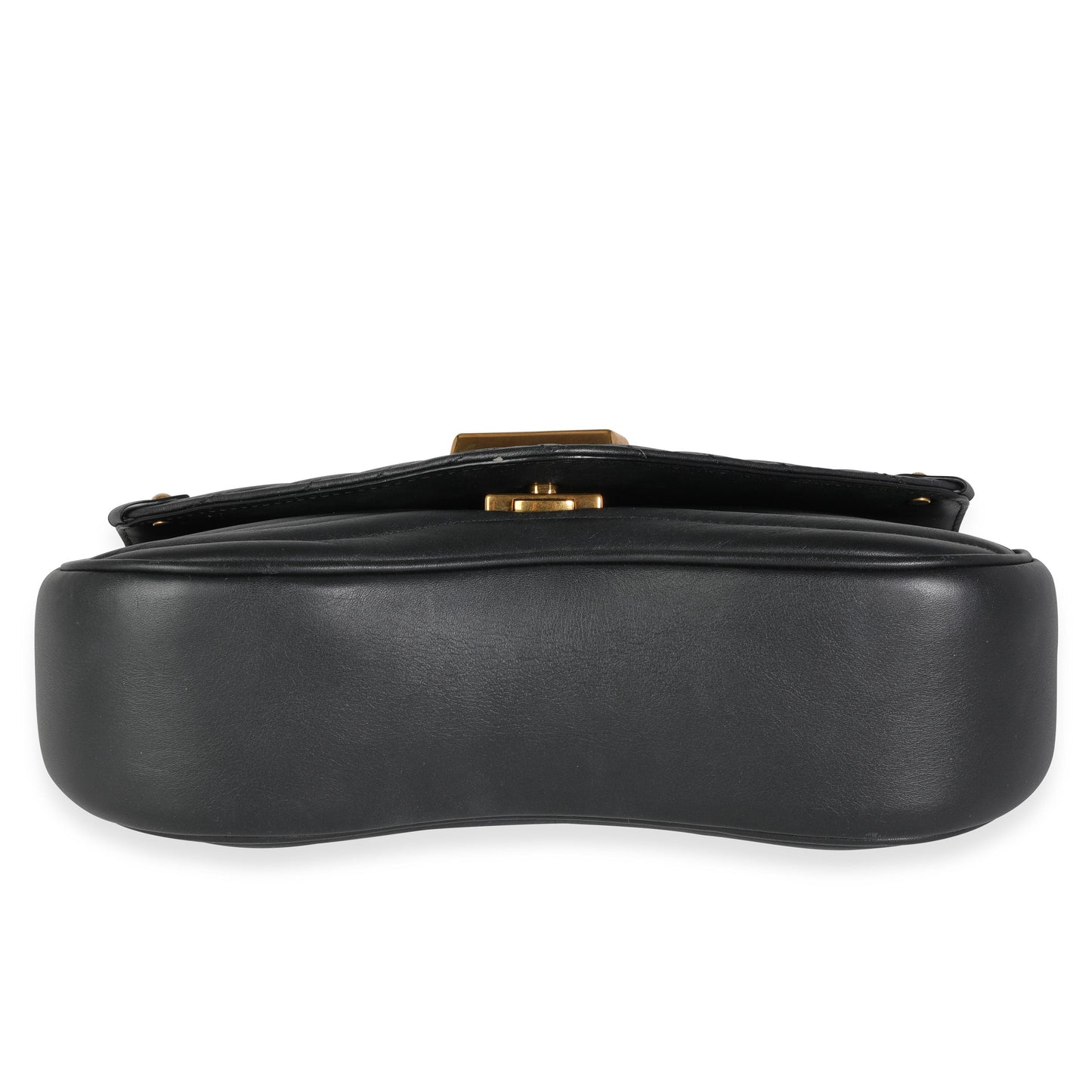Louis Vuitton Louis Vuitton Black Leather New Wave Chain Bag MM
