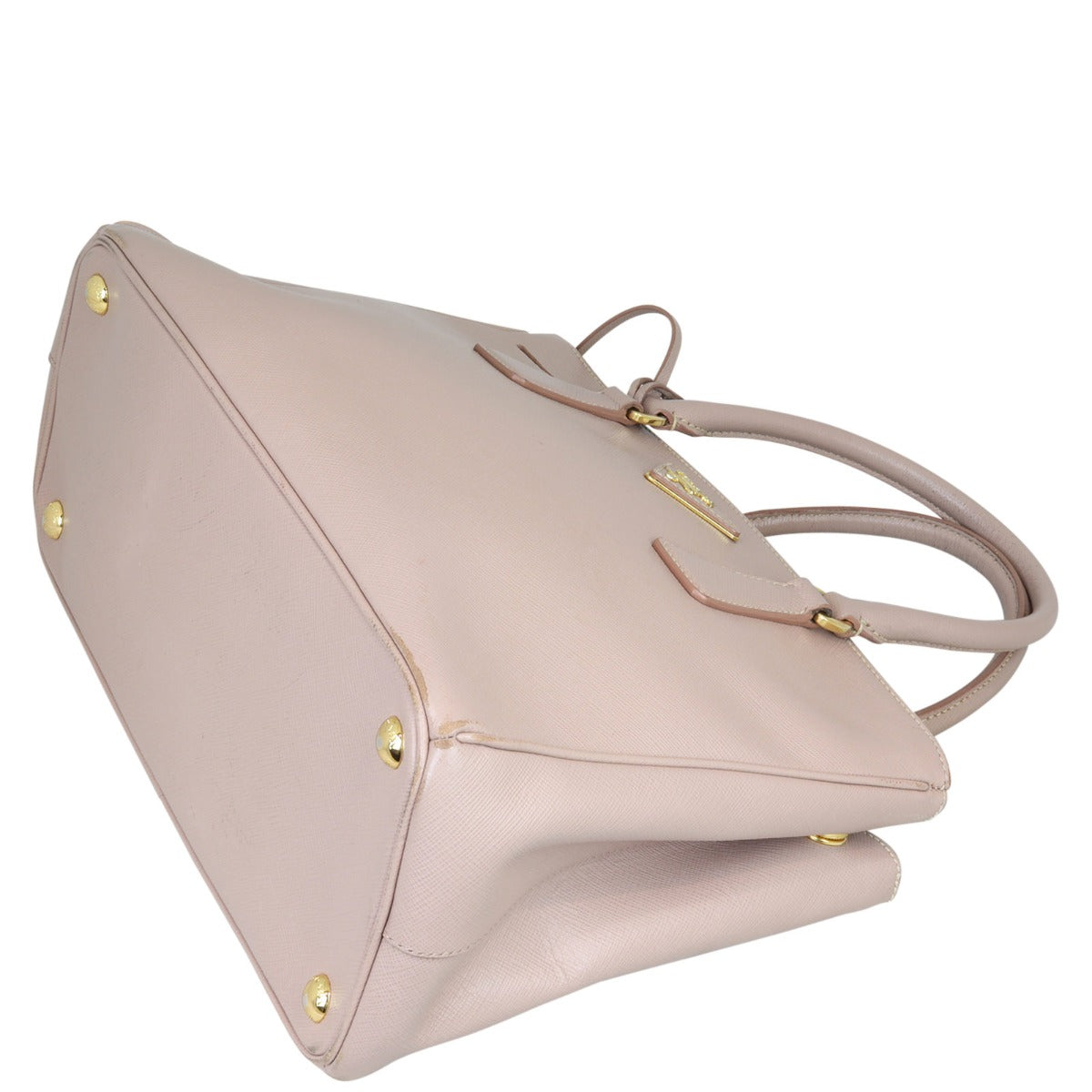 Prada Saffiano Lux Galleria Double Zip Tote Small
