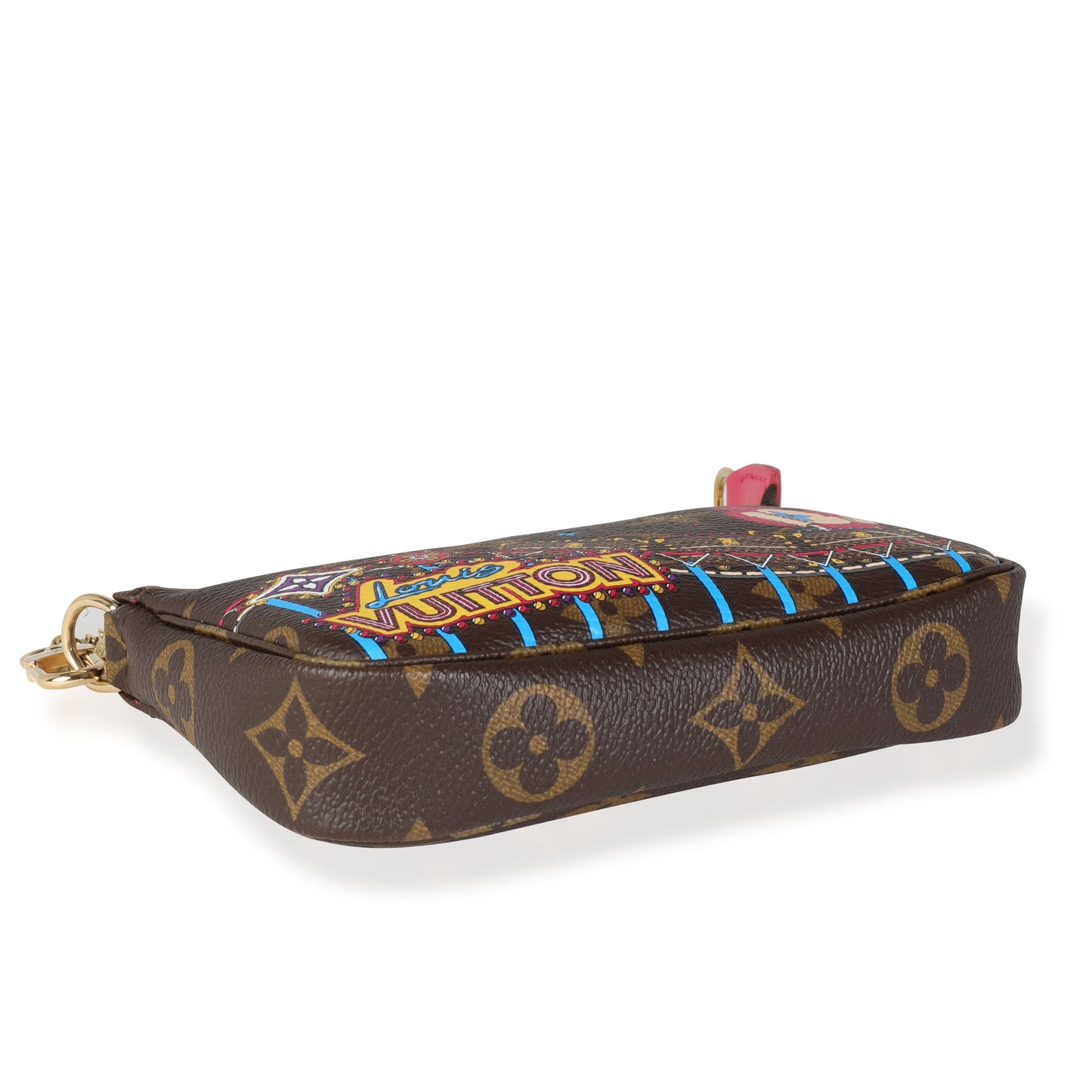 Louis Vuitton Louis Vuitton Christmas Animation Monogram Canvas Mini Pochette Accessoires