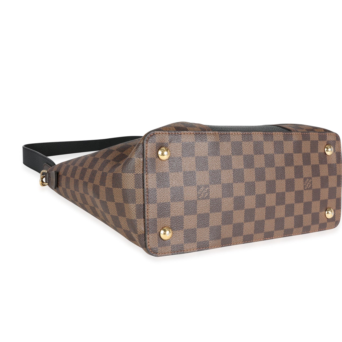 Louis Vuitton Louis Vuitton Damier Ebene Canvas & Taurillon Leather Jersey Tote Bag