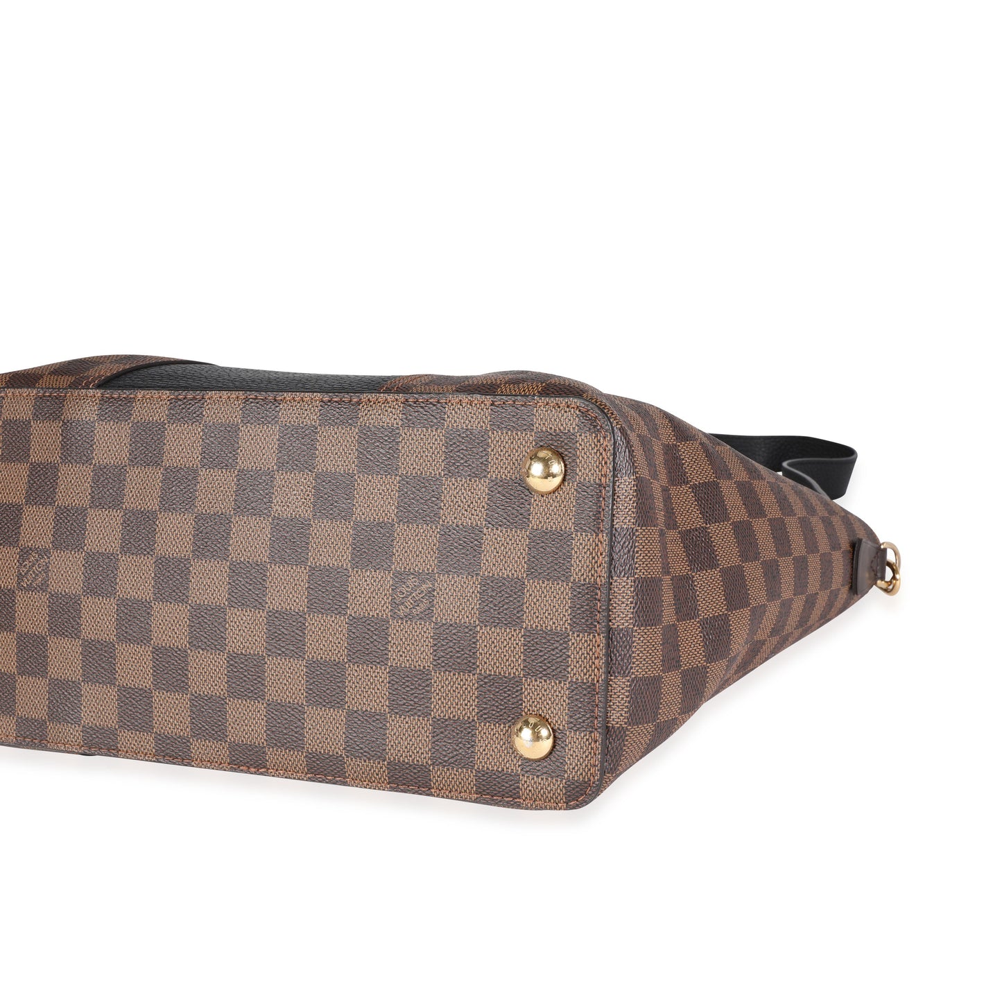 Louis Vuitton Louis Vuitton Damier Ebene Canvas & Taurillon Leather Jersey Tote Bag