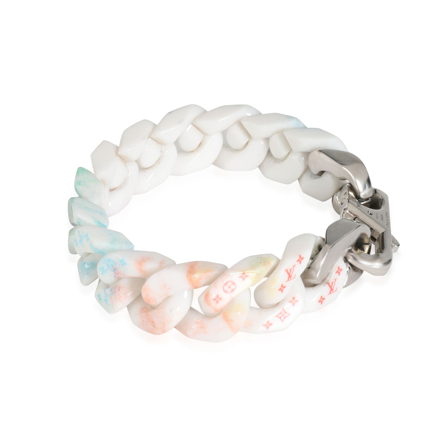 Louis Vuitton Louis Vuitton Virgil Abloh Chain Links Pastel Monogram Bracelet