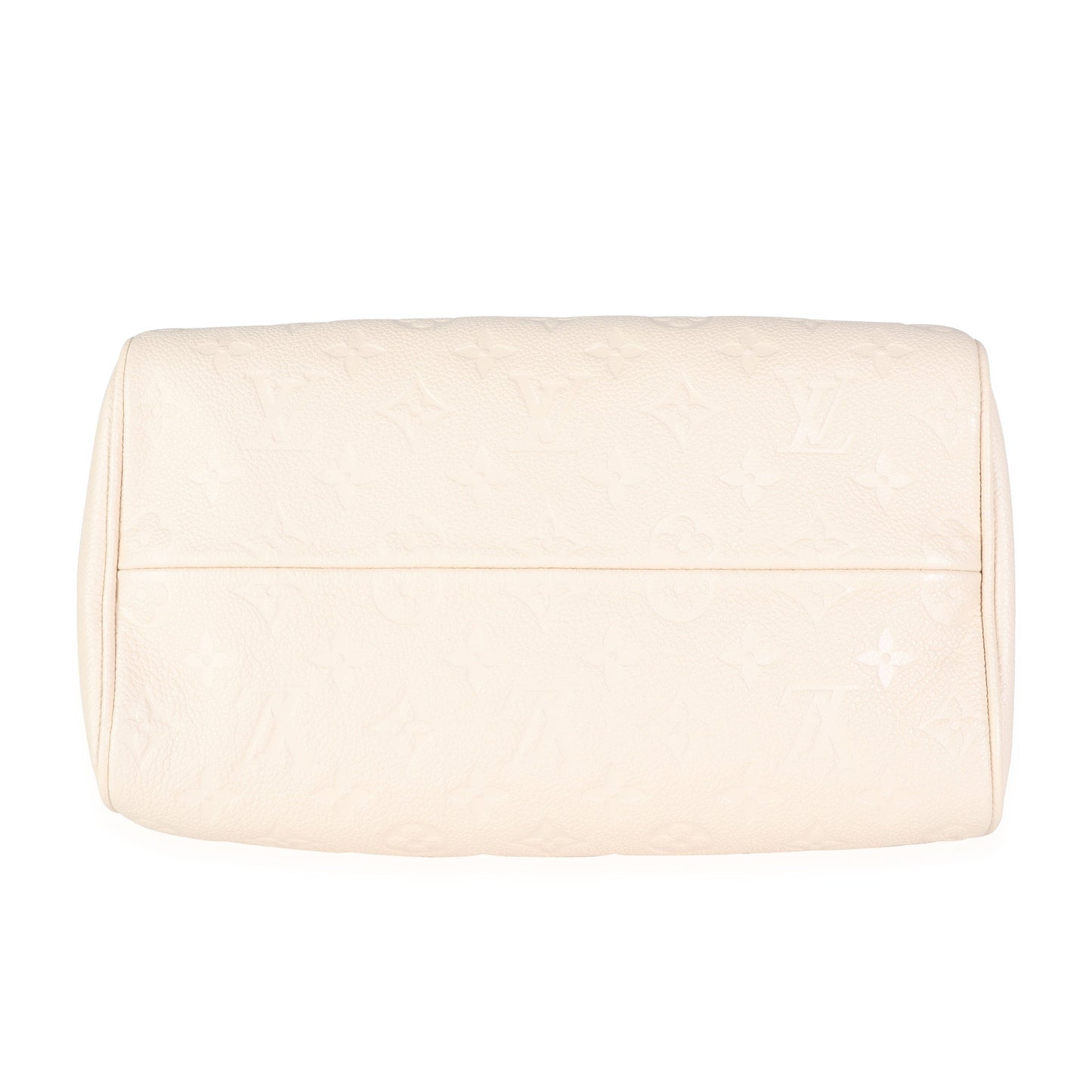 Louis Vuitton Louis Vuitton Cream Empreinte & Caramel Calfskin Speedy Bandoulière 25 NM