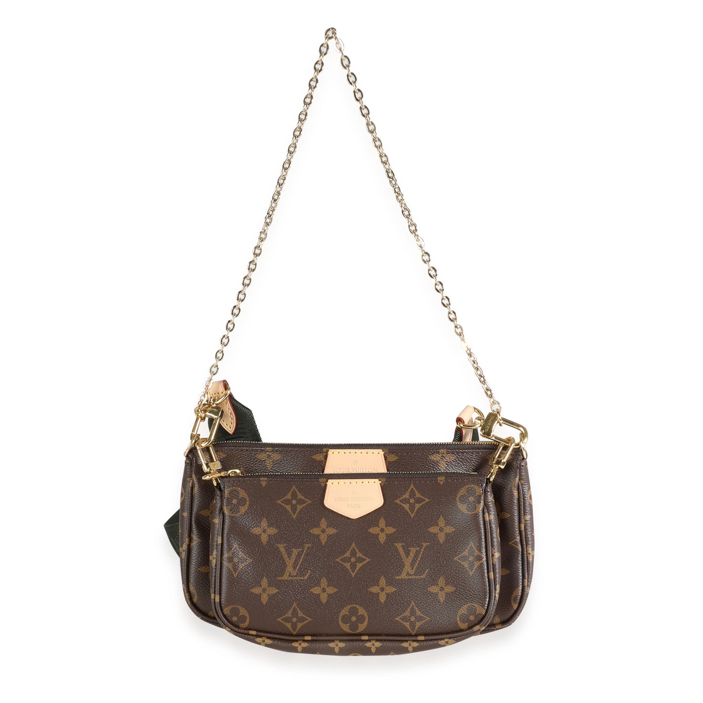 Louis Vuitton Louis Vuitton Monogram Canvas & Khaki Multi-Pochette Accessoires
