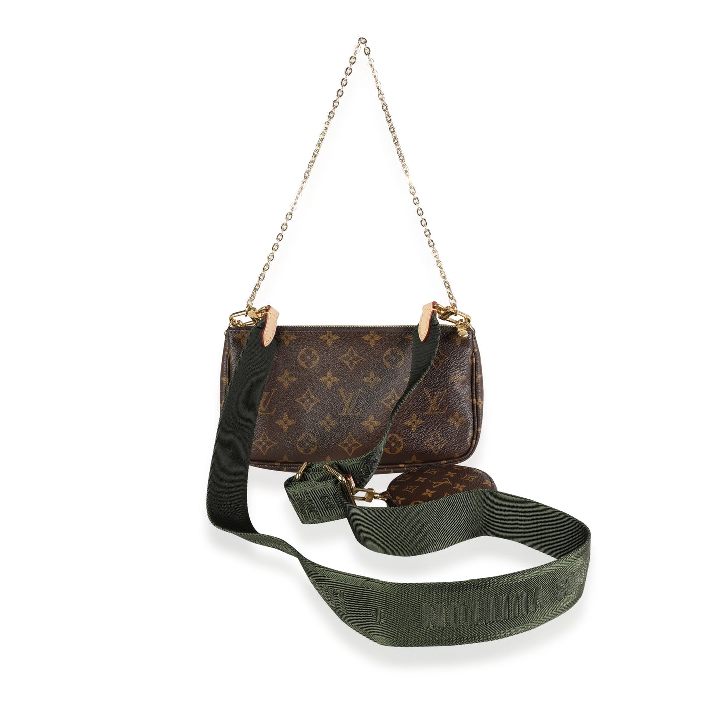 Louis Vuitton Louis Vuitton Monogram Canvas & Khaki Multi-Pochette Accessoires