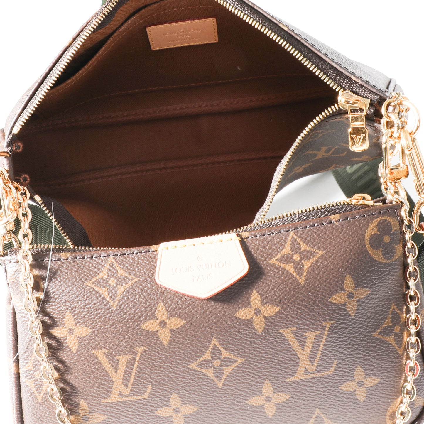 Louis Vuitton Louis Vuitton Monogram Canvas & Khaki Multi-Pochette Accessoires