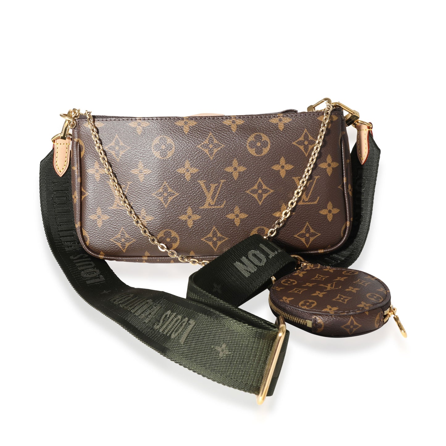 Louis Vuitton Louis Vuitton Monogram Canvas & Khaki Multi-Pochette Accessoires