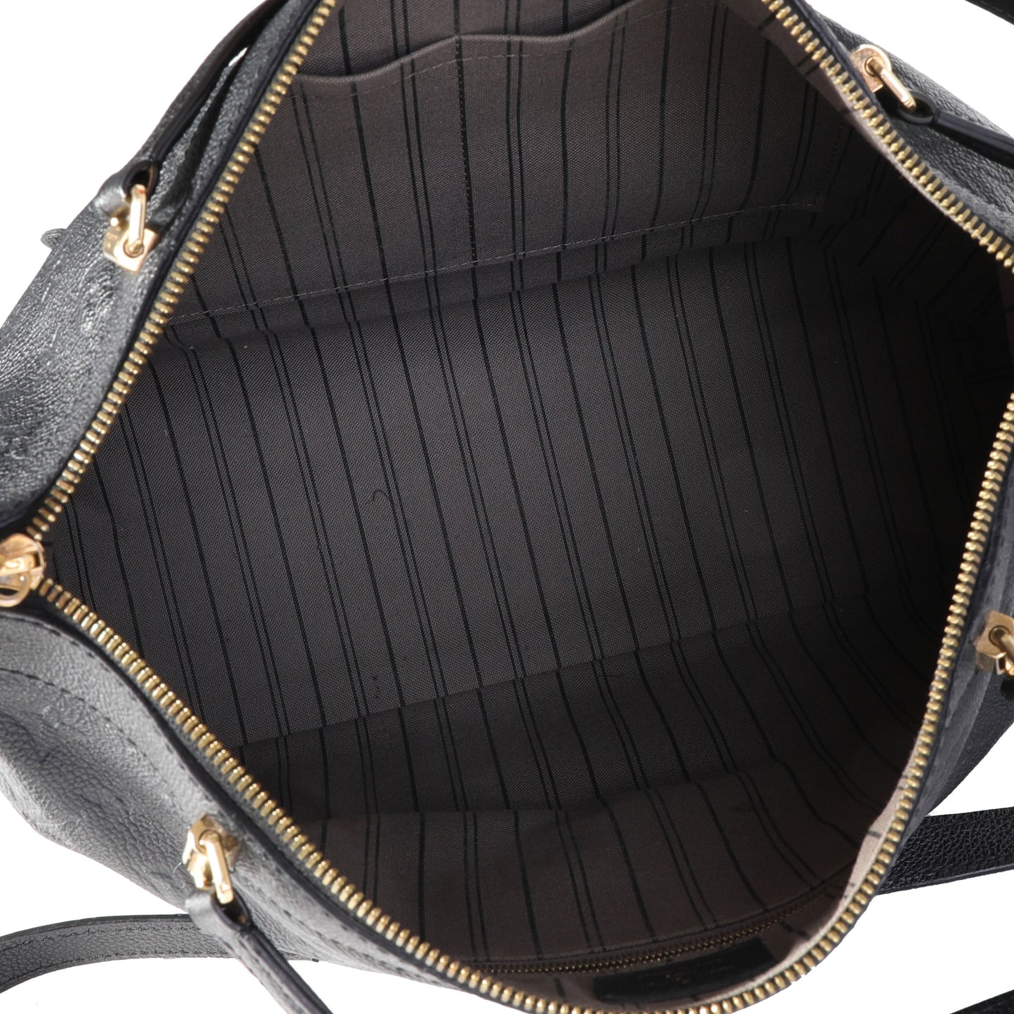 Louis Vuitton Louis Vuitton Black Monogram Empreinte Leather Bastille MM