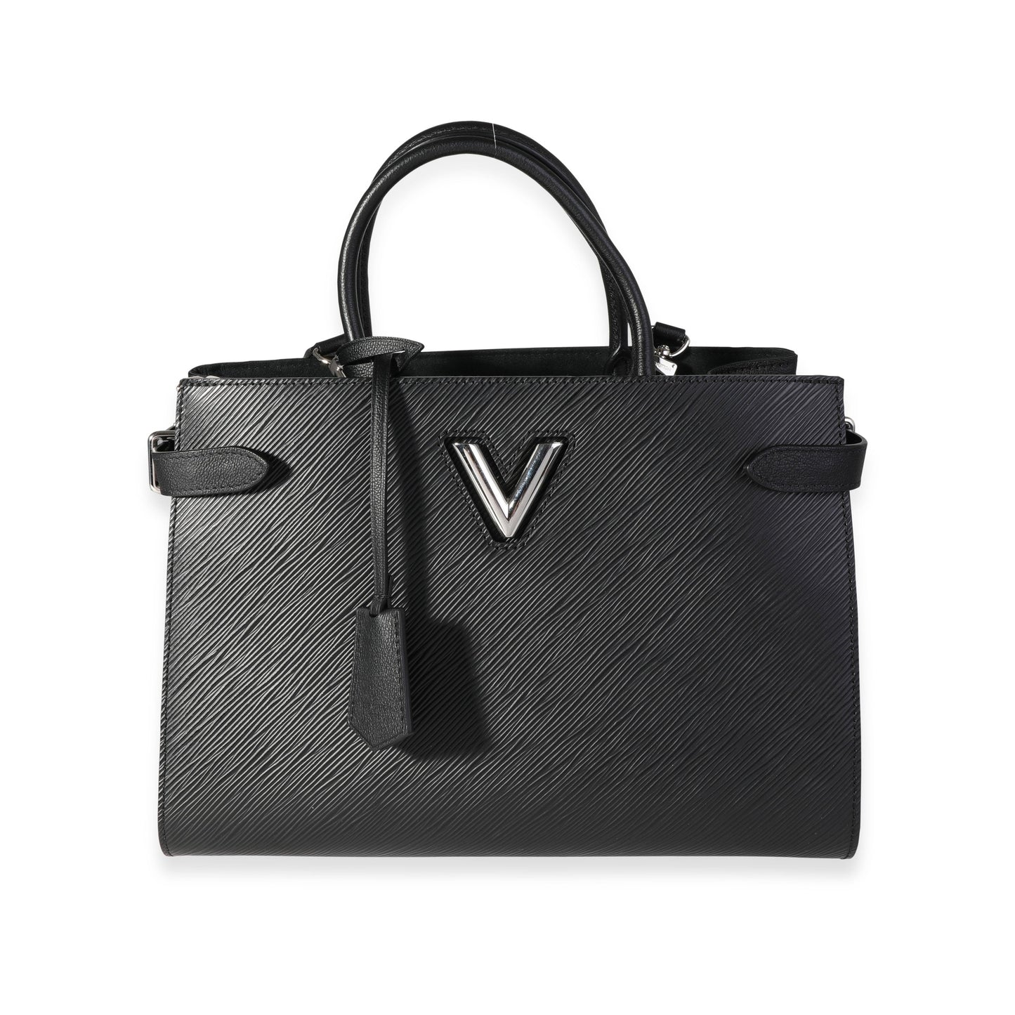 Louis Vuitton Louis Vuitton Black Epi Leather Twist Tote