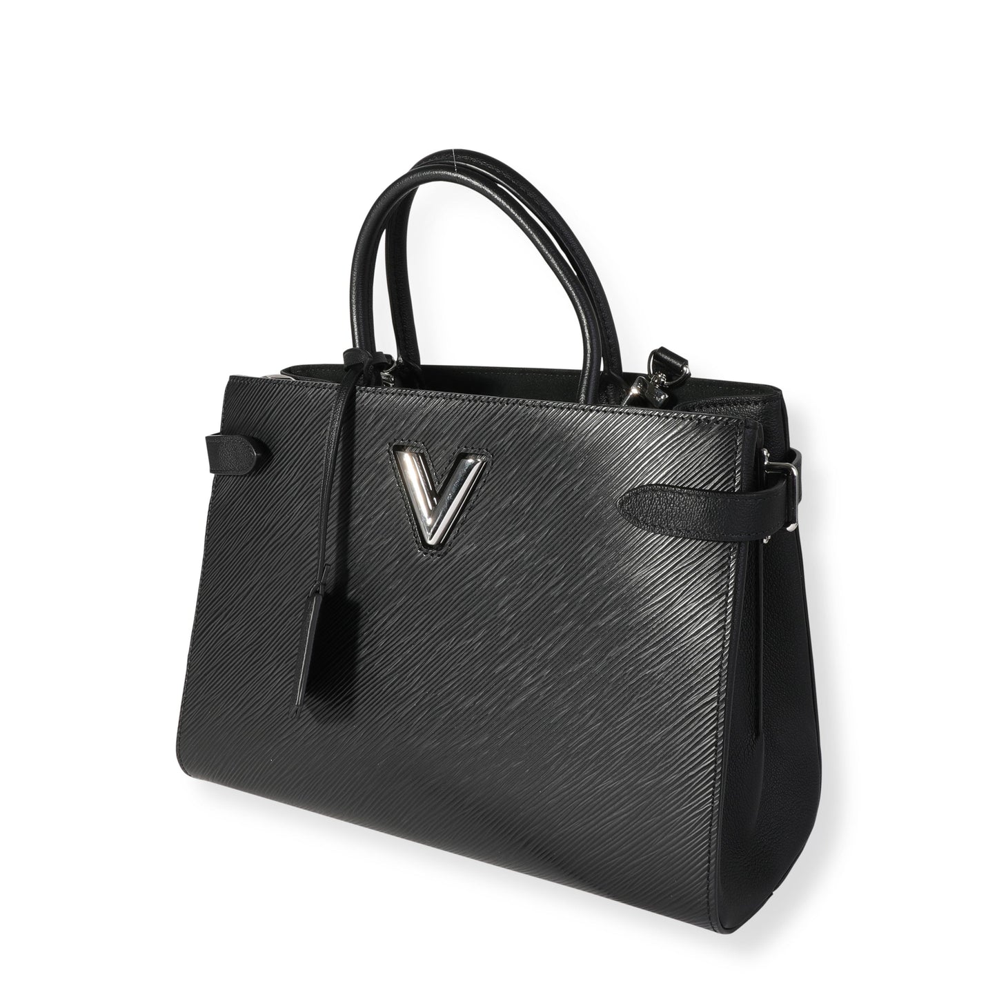 Louis Vuitton Louis Vuitton Black Epi Leather Twist Tote