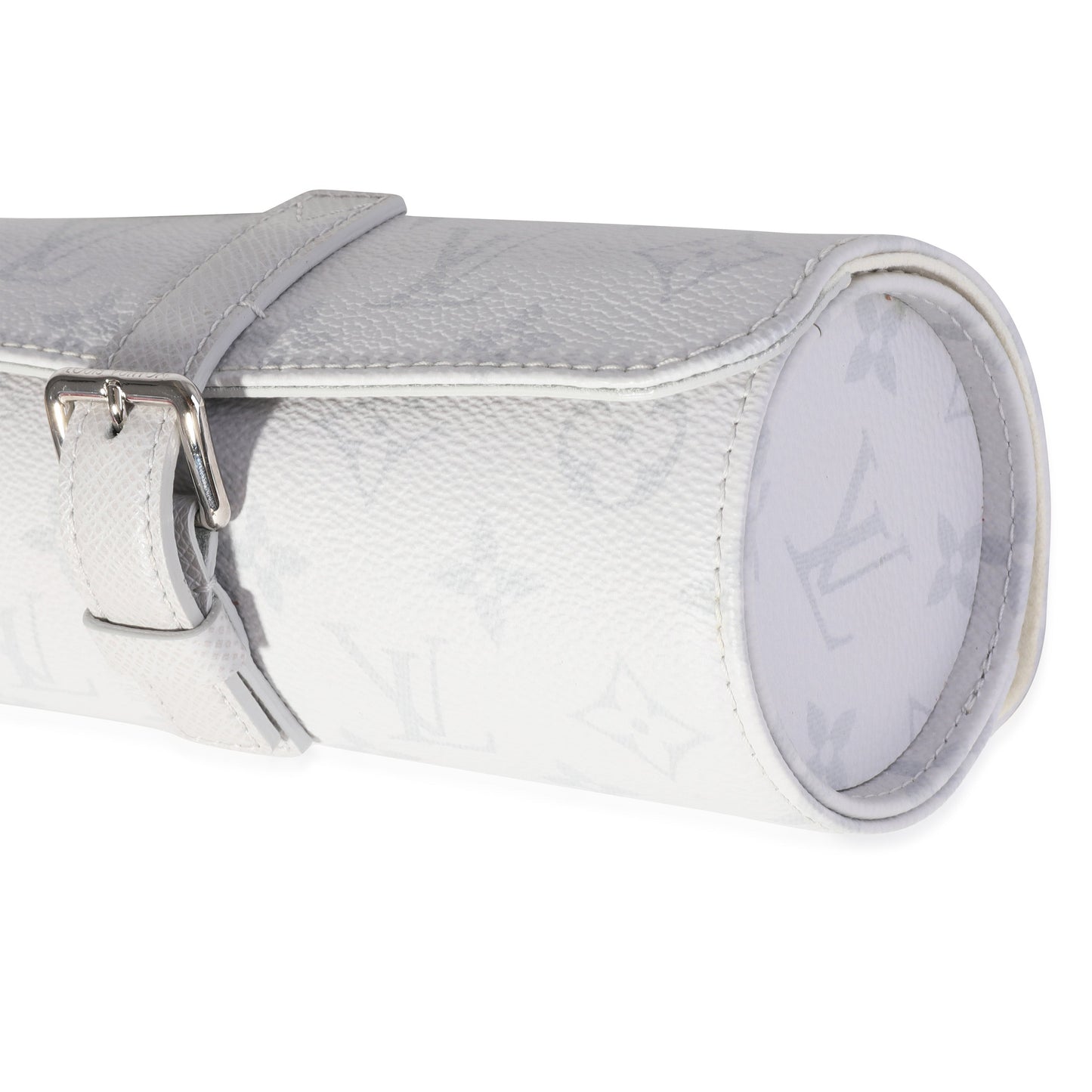 Louis Vuitton Louis Vuitton Grey Monogram Canvas 3 Watch Case