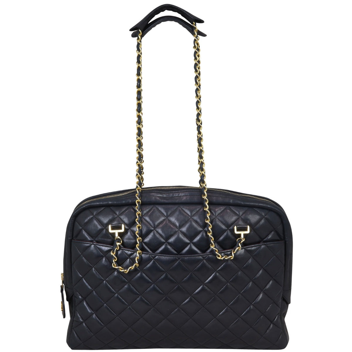 Chanel Quilted Vintage Lambskin Tote