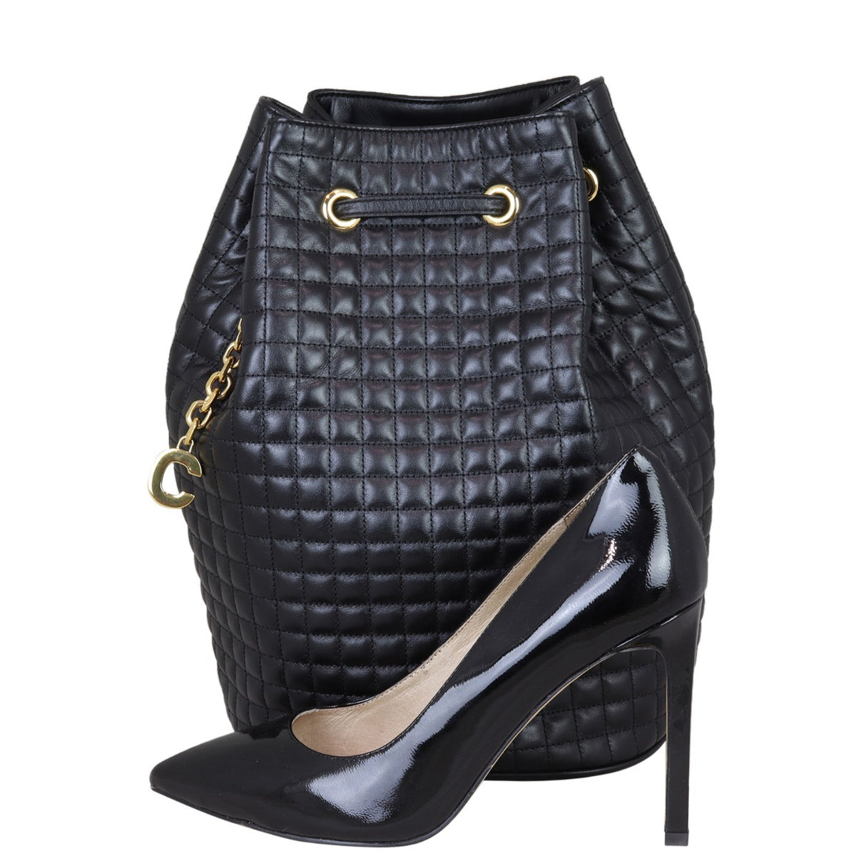 Celine C Charm Backpack Small