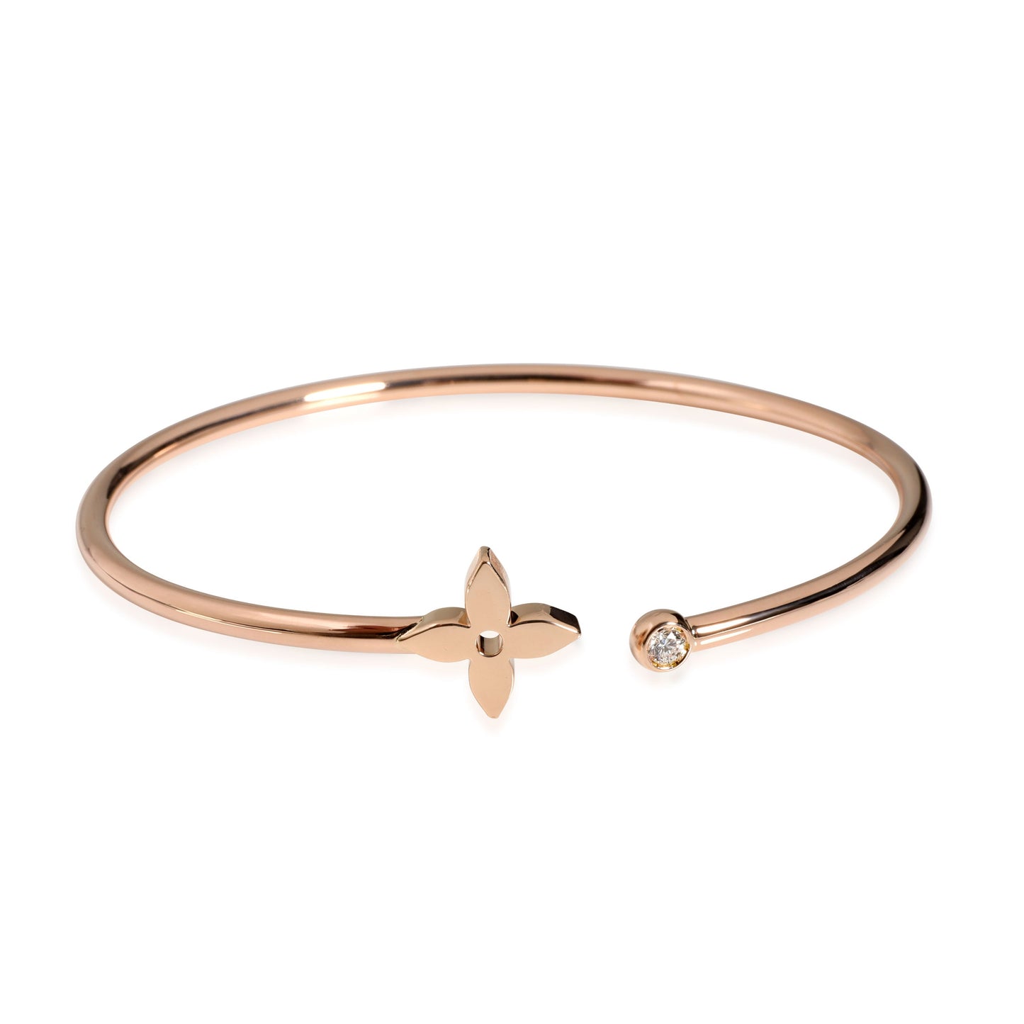 Louis Vuitton Louis Vuitton Idylle Blossom Twist Diamond Cuff in 18k Pink Gold 0.06 Ctw