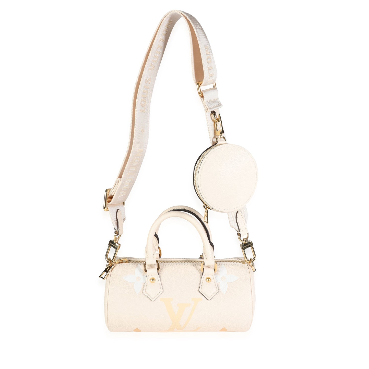 Louis Vuitton Louis Vuitton Cream & Saffron Monogram Empreinte Giant By the Pool Papillon BB