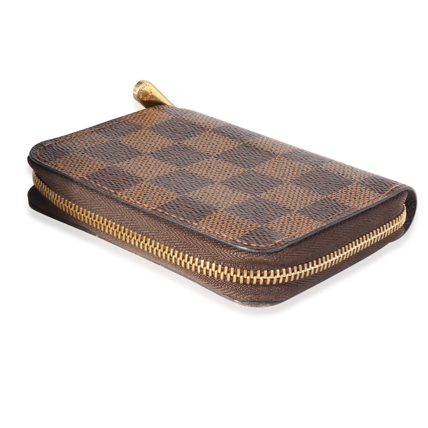 Louis Vuitton Louis Vuitton Damier Ebene Canvas Zippy Coin Purse